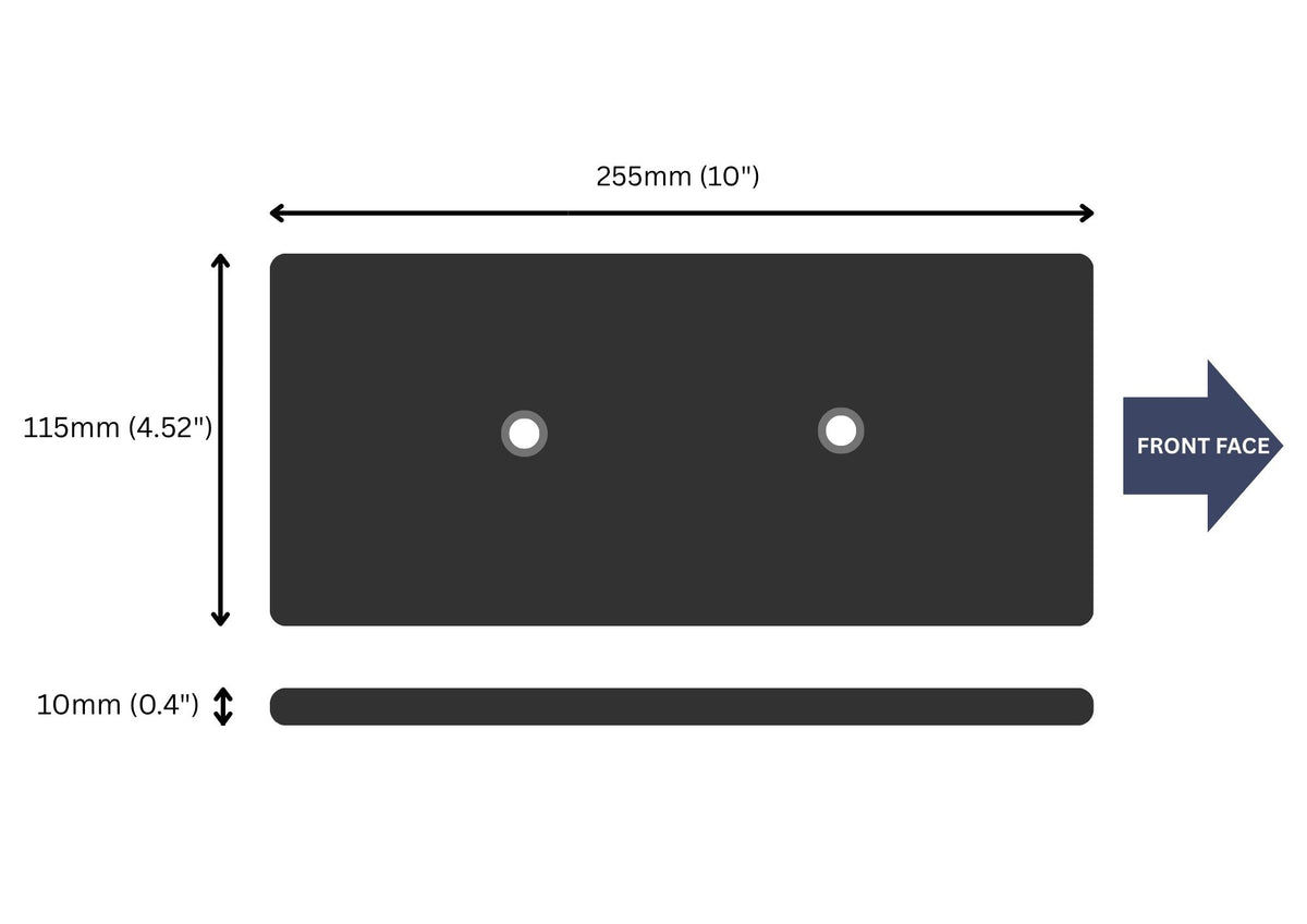 Q Acoustics 5020 speaker Top Plate Pack (pair) To fit NeXXus, Duet, Moseco.2 & Moseco Series speaker stands.