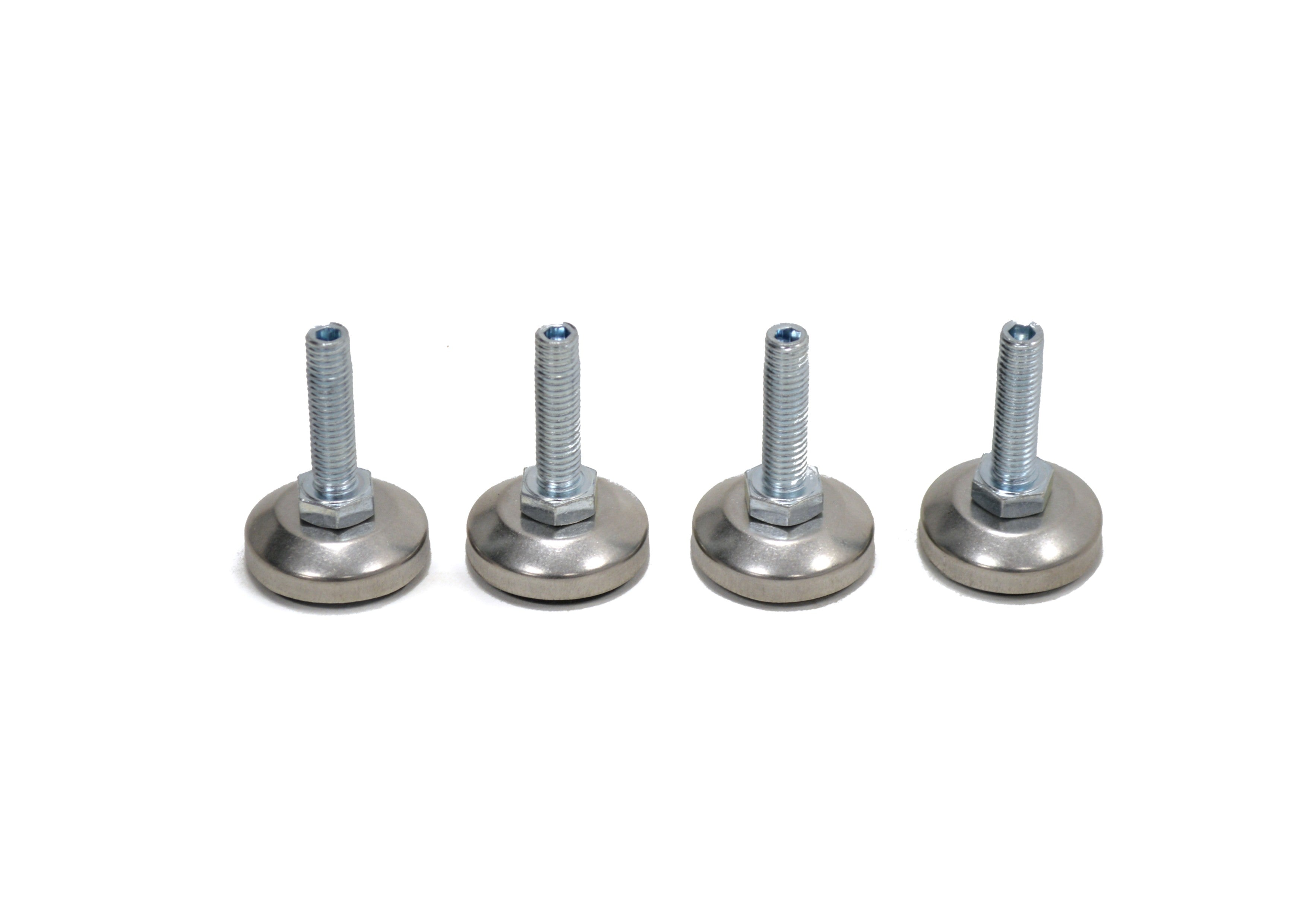 M8 30mm thread Stainless Steel Self Levelling Feet (Pack of 4)