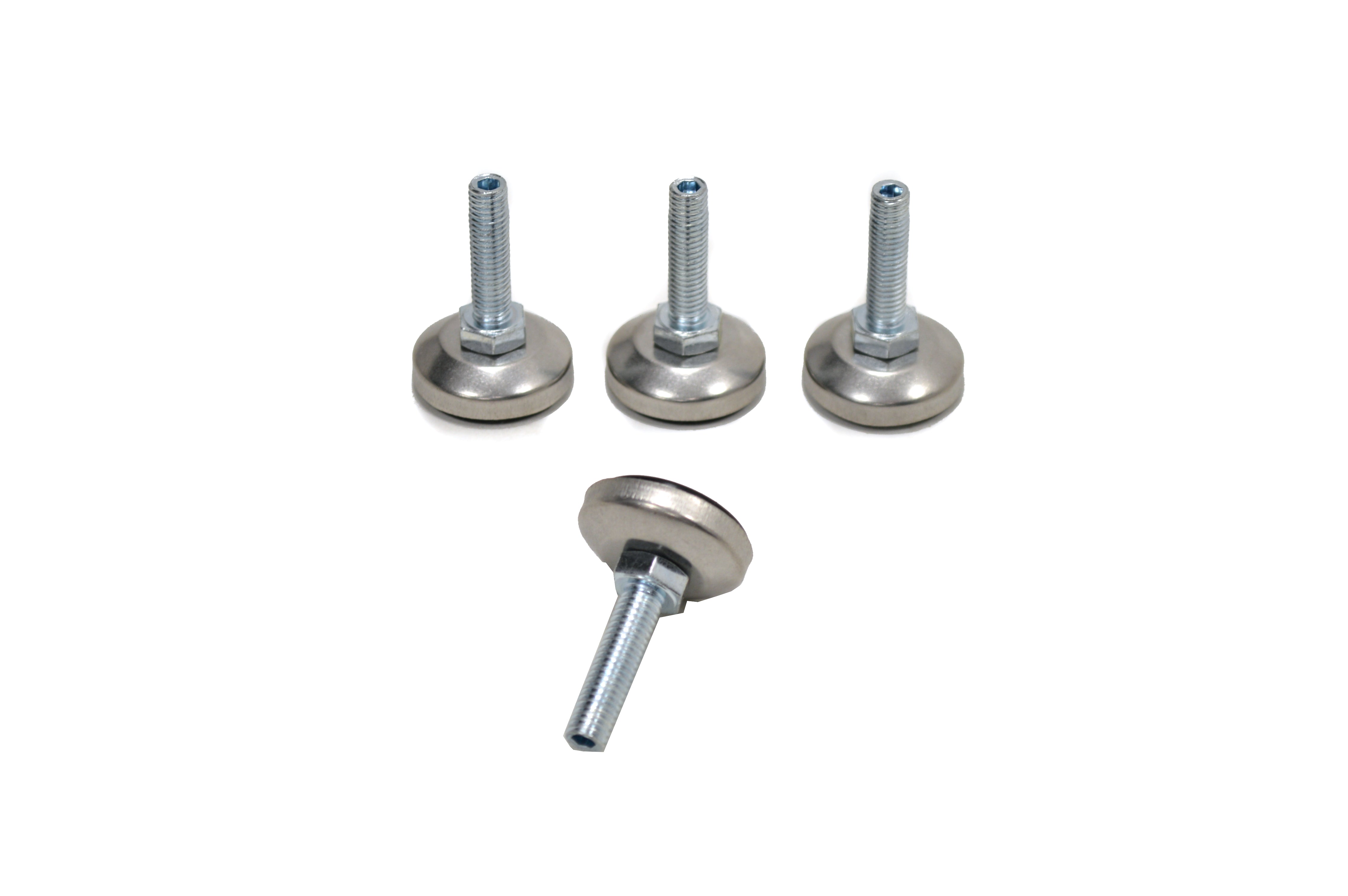 M8 30mm thread Stainless Steel Self Levelling Feet (Pack of 4)