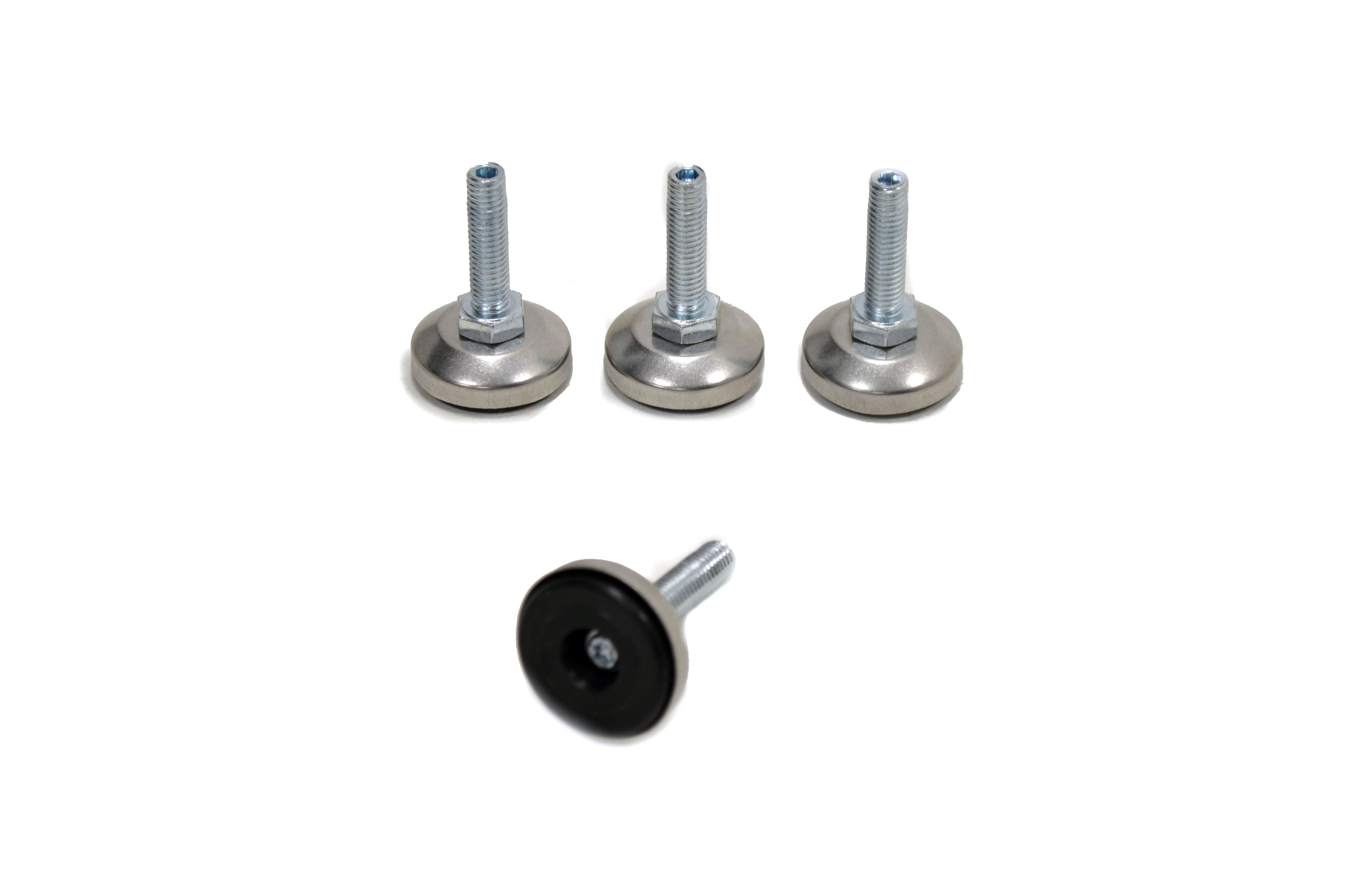 M8 30mm thread Stainless Steel Self Levelling Feet (Pack of 4)