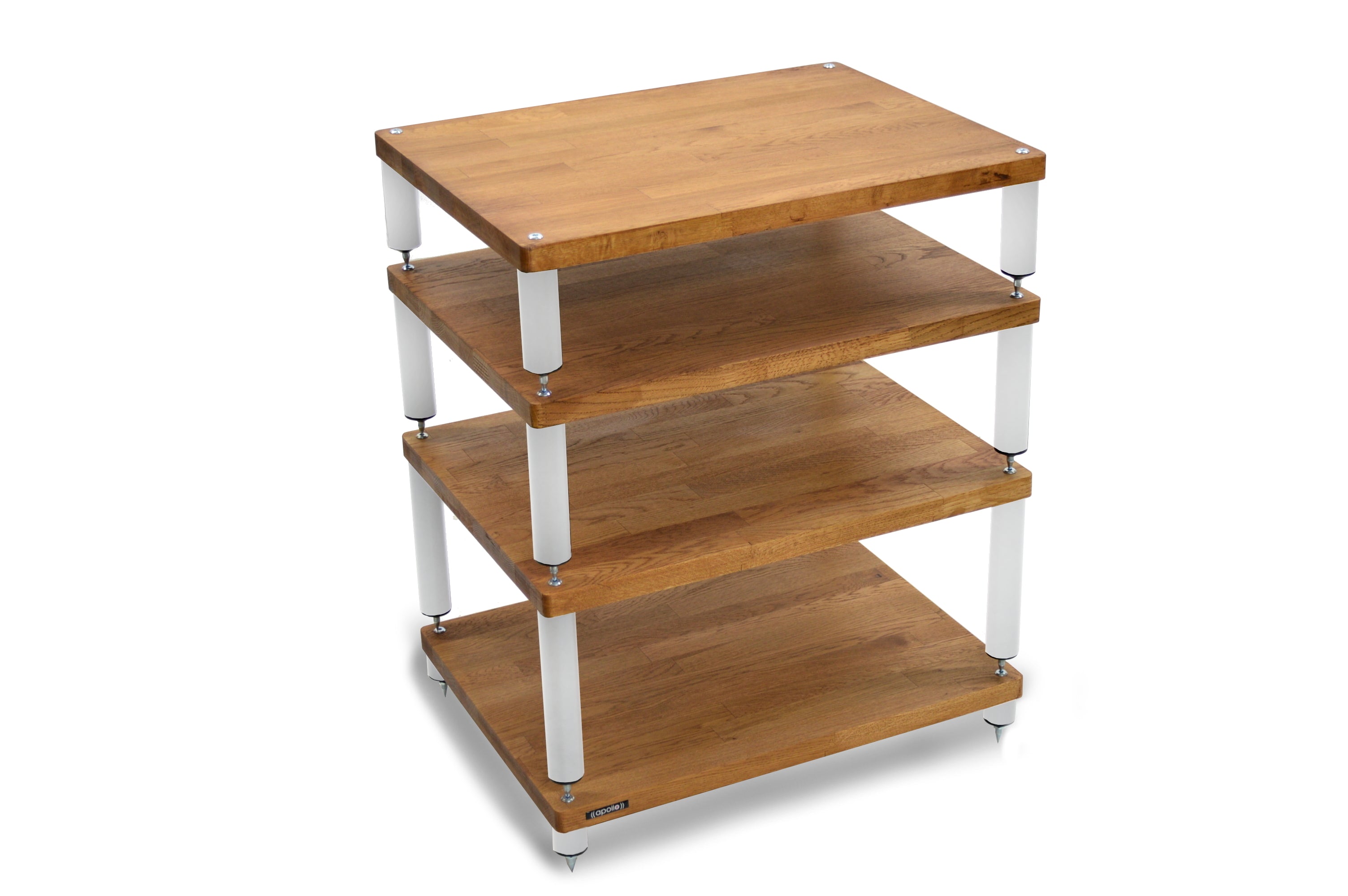 "B" Grade Apollo Storm 6 Hifi Rack Modules, Dark Oak Finish (Price per Single Shelf Module)