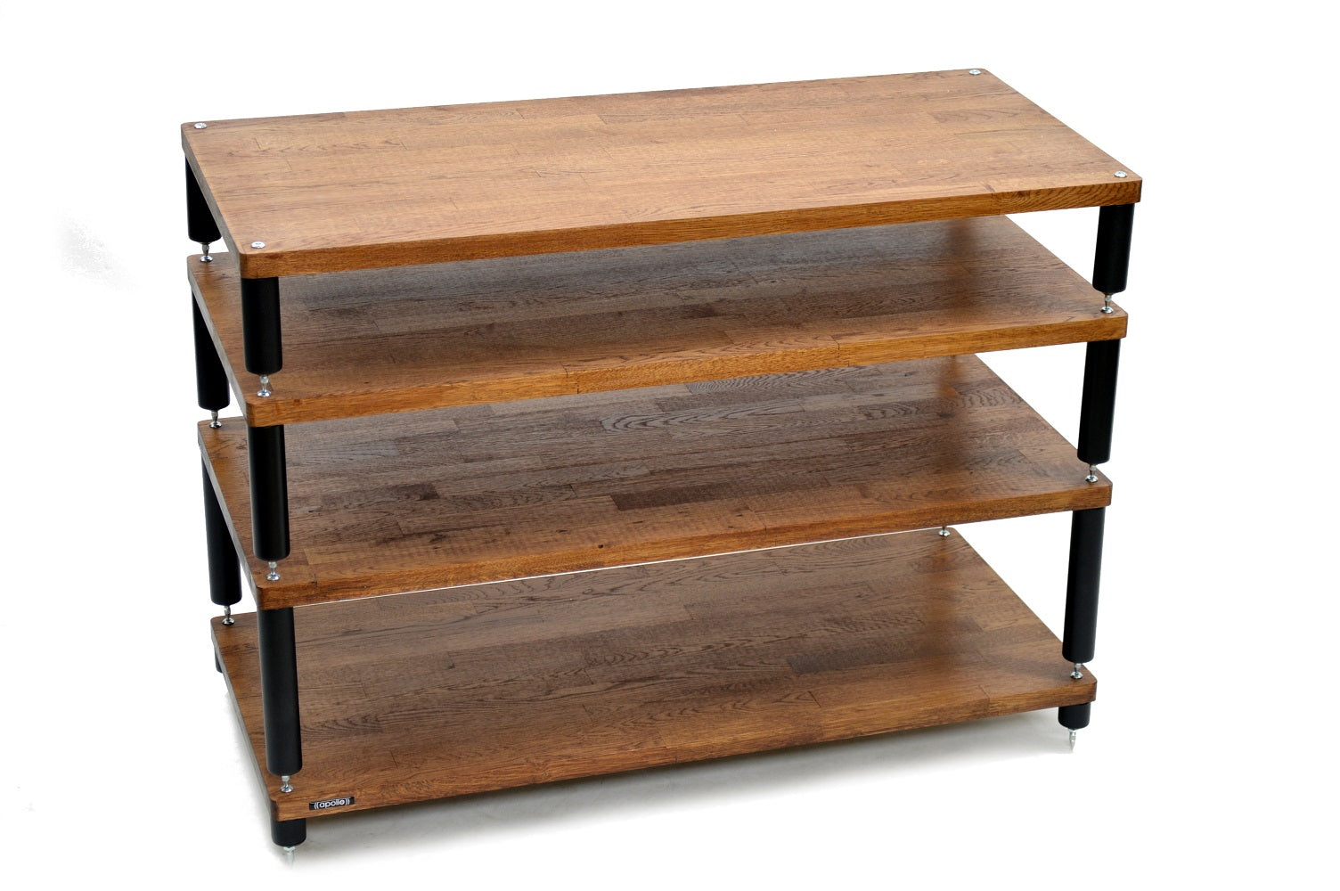 "B" Grade Apollo Storm 10 Hifi/AV Rack Modules (Price per Single Shelf Module) Dark Oak Finish