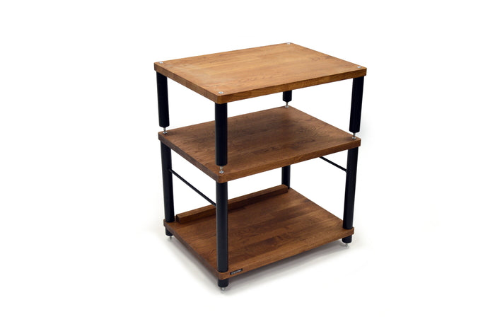 "B" Grade Apollo Storm 6 Two Shelf Vinyl Storage Module (Dark Oak Finish)