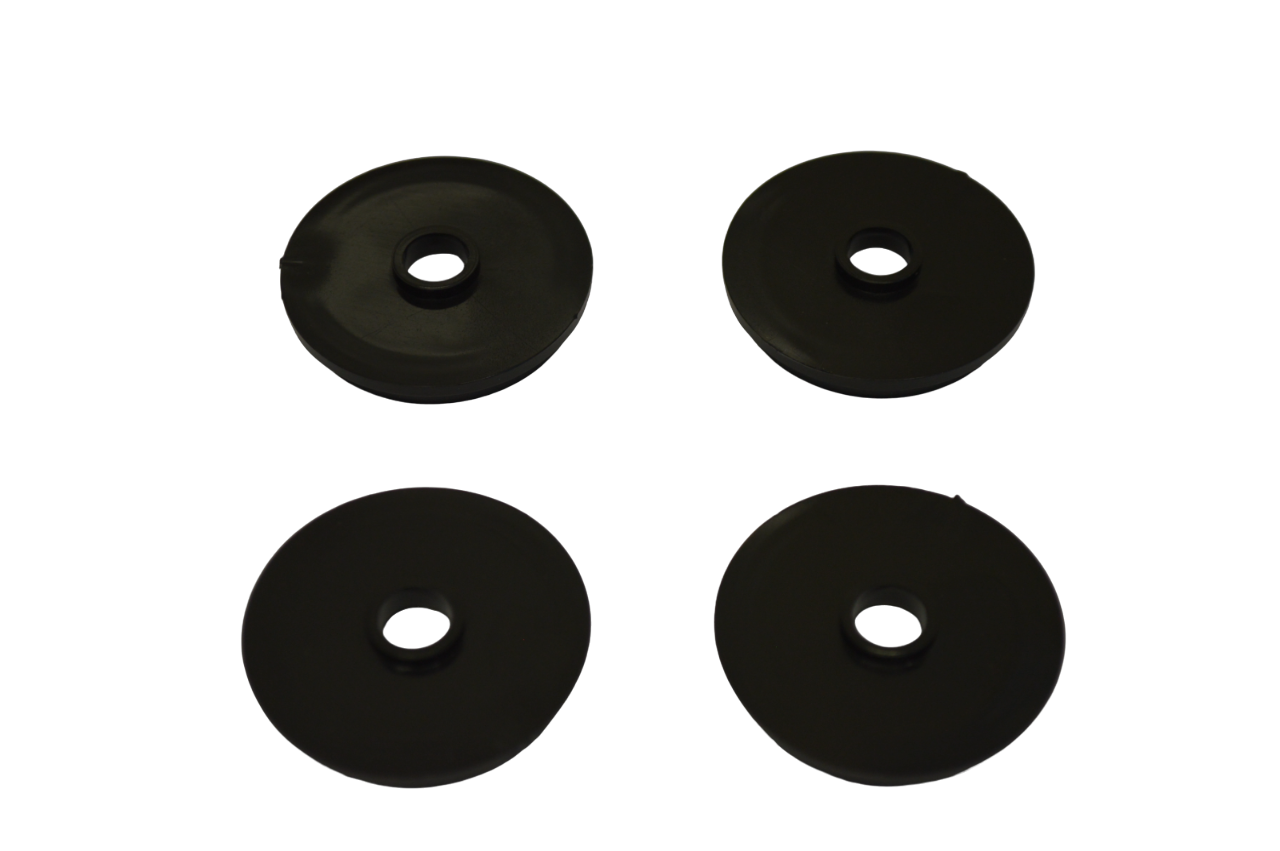 Leg Isolation Discs (Black) Pack of 4