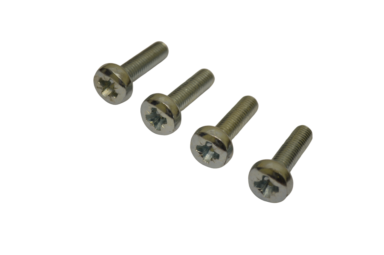 M8 (8mm) x 25mm Pan Head Bolts (Pack of 4)
