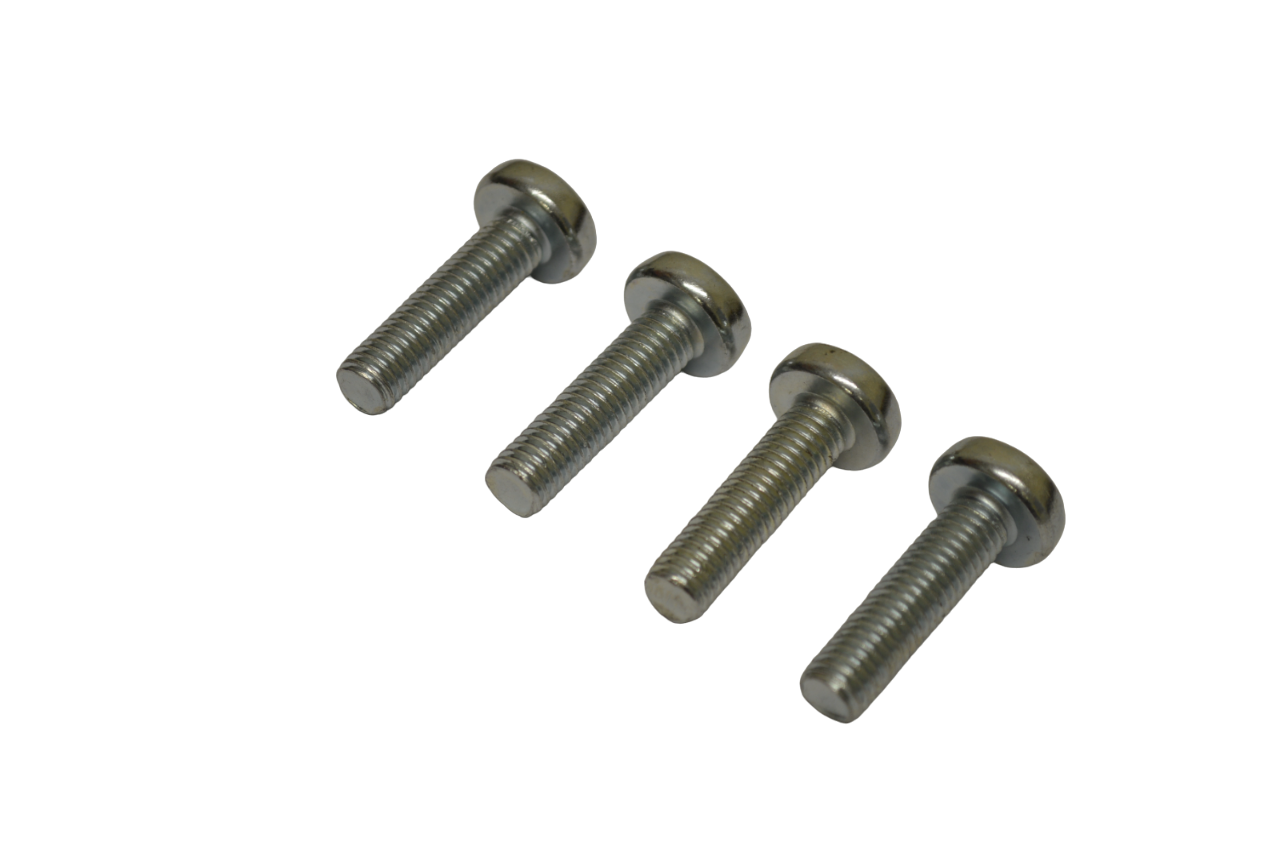 M8 (8mm) x 25mm Pan Head Bolts (Pack of 4)