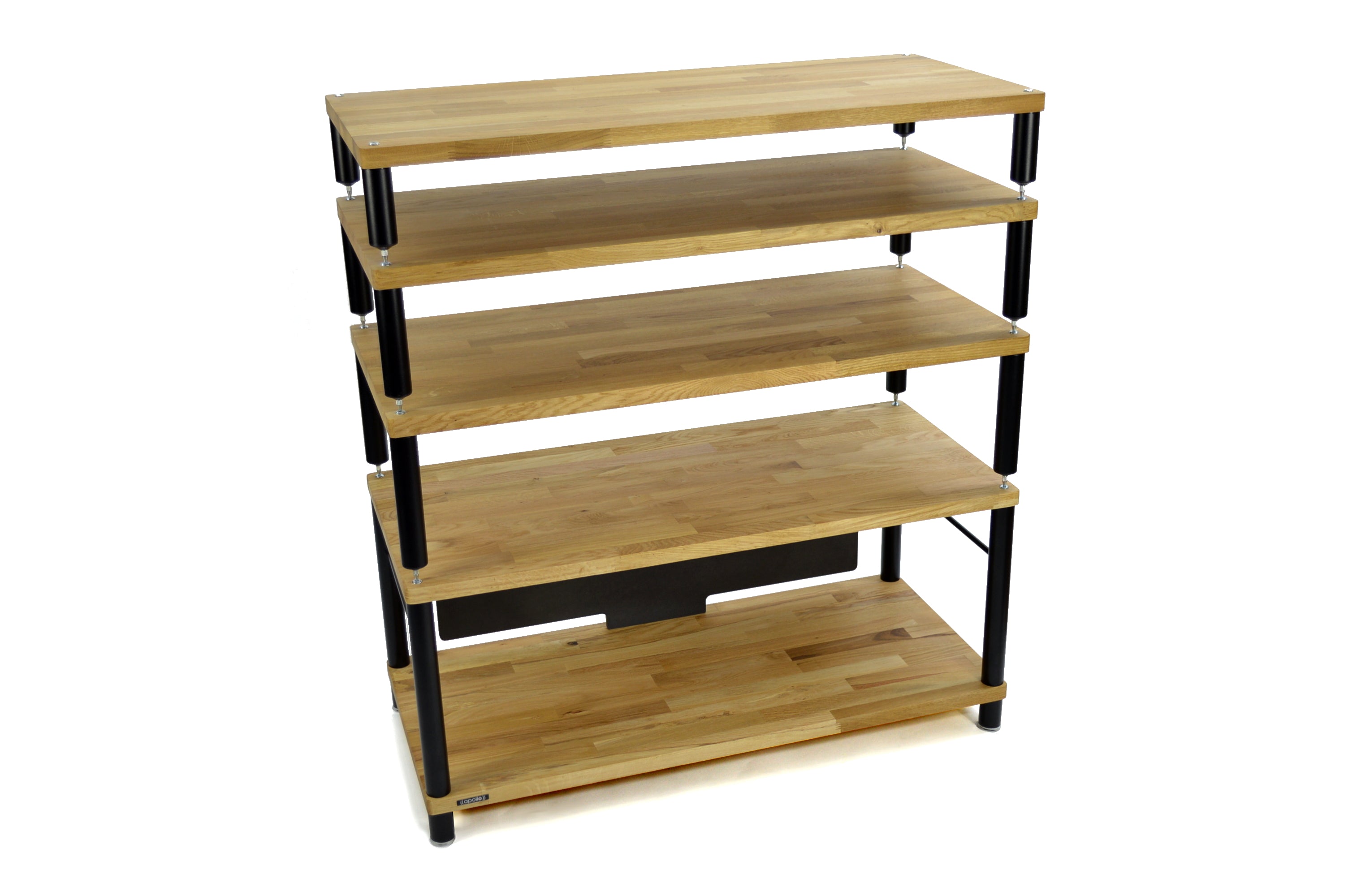 Apollo Storm 10 AV Solid Oak 2 Shelf Base Module