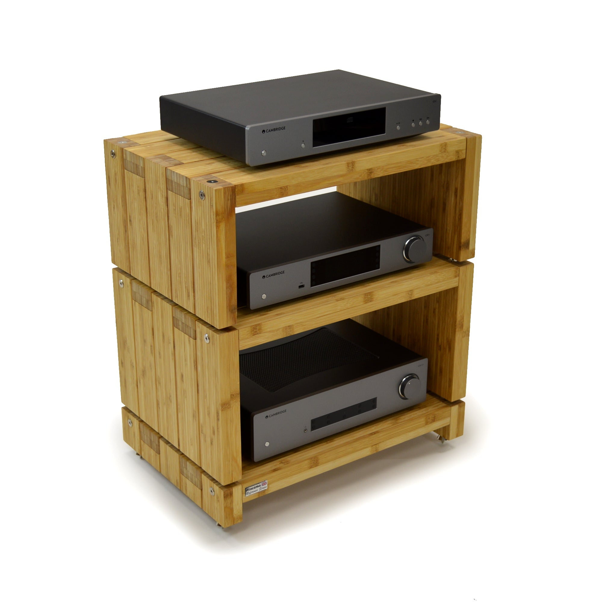 Ex Display Elite Eco 24 Reference Natural Bamboo HiFi Rack (Price shown is for 4 modules)