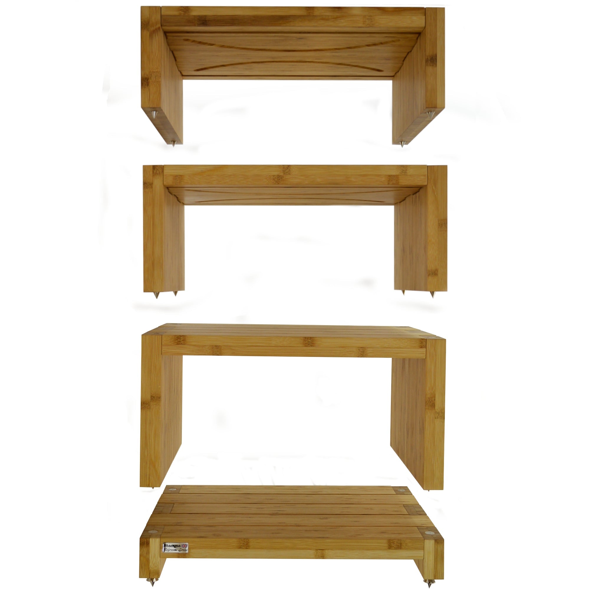 Ex Display Elite Eco 24 Reference Natural Bamboo HiFi Rack (Price shown is for 4 modules)
