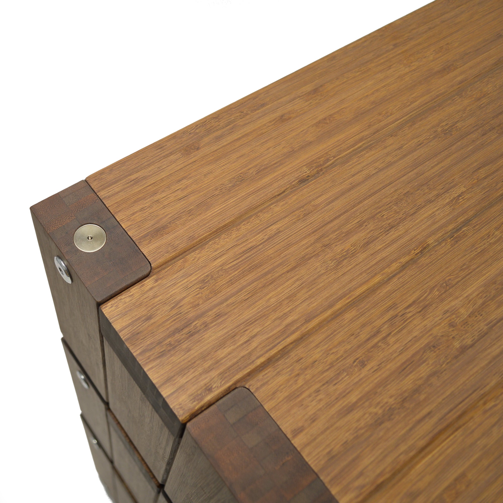 Elite Eco 24 Single Shelf 335mm Vinyl Storage Module Dark Bamboo