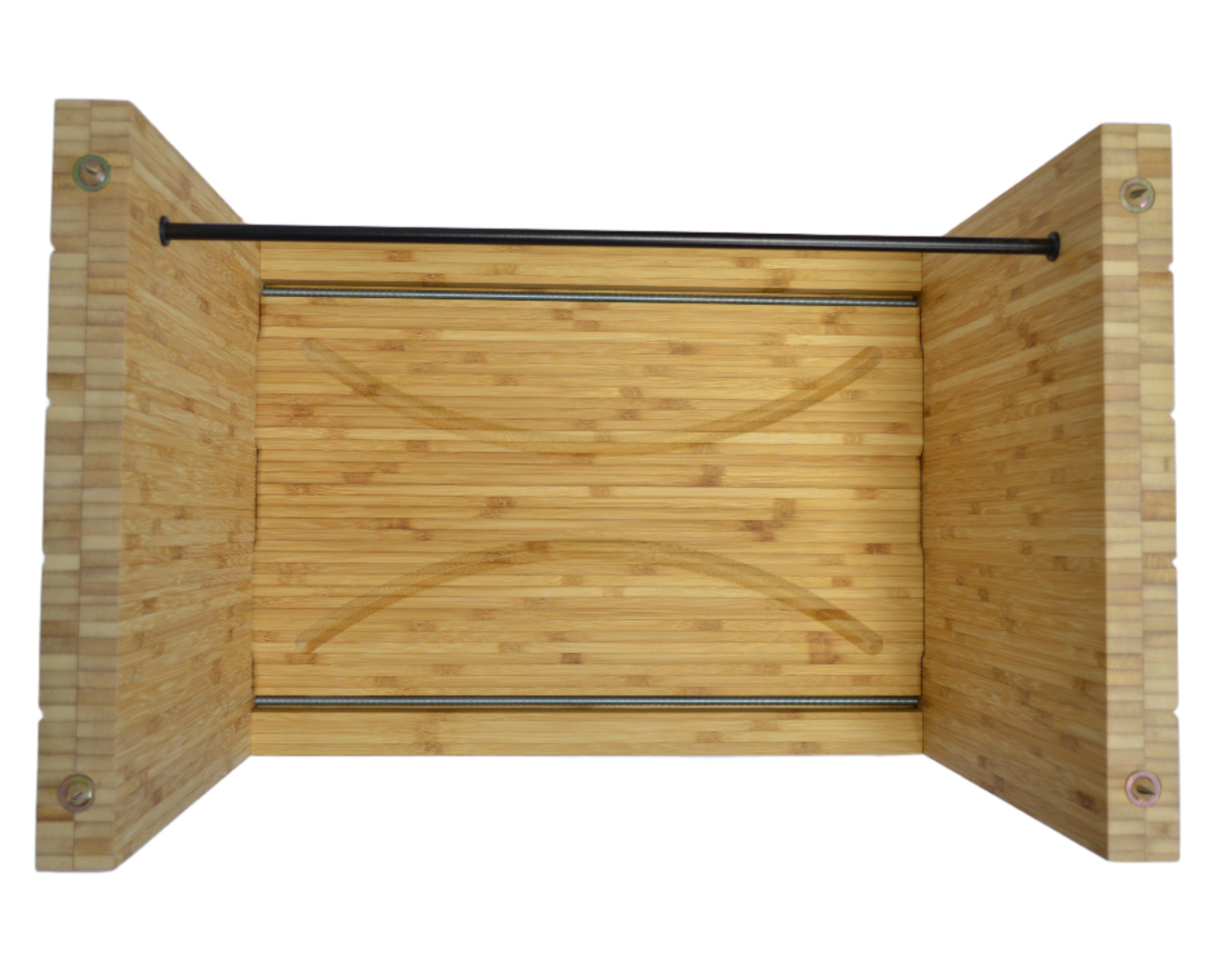 Elite Eco 24 Single Shelf 335mm Vinyl Storage Module Natural Bamboo