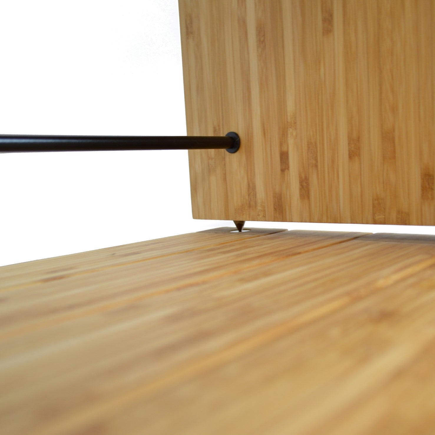 Elite Eco 24 Single Shelf 335mm Vinyl Storage Module Natural Bamboo