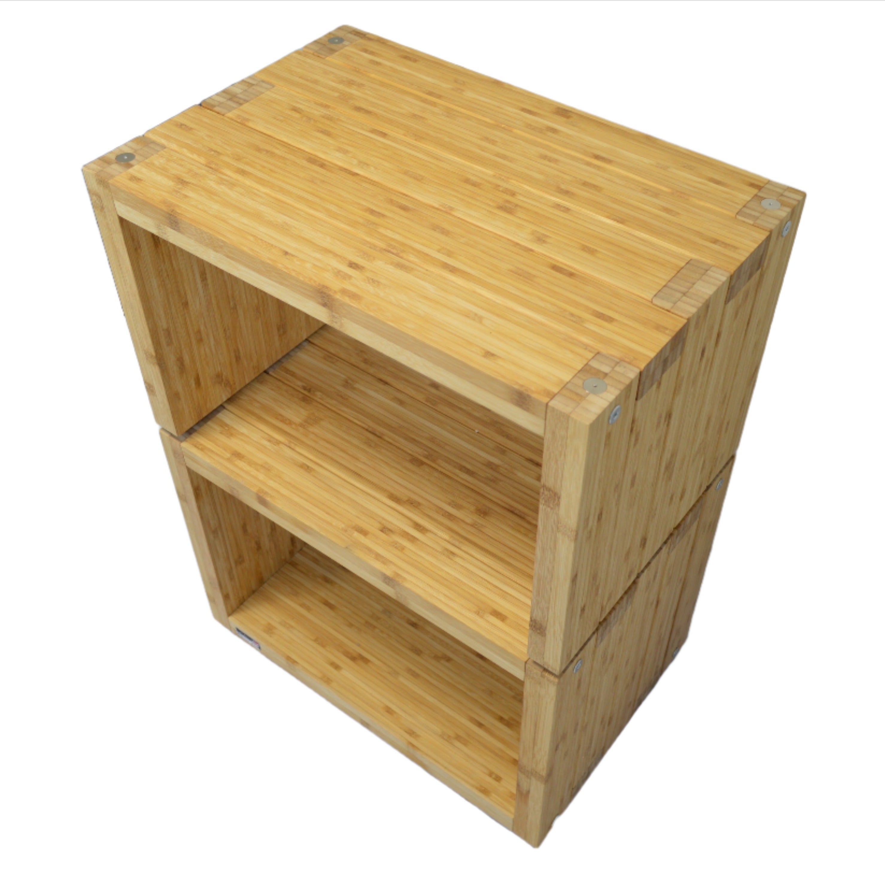 Elite Eco 24 Single Shelf 335mm Vinyl Storage Module Natural Bamboo