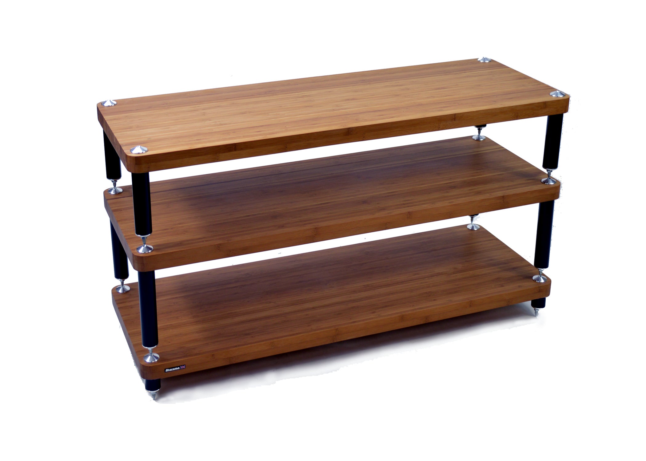 "B" Grade Evoque Eco 110-40 AV/Hifi Rack Modules, Dark Bamboo Finish (Price per Single Shelf Module)