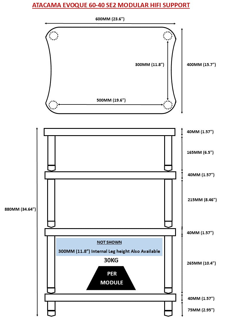 Evoque Eco 60-40 SE2 Dark Finish Bamboo