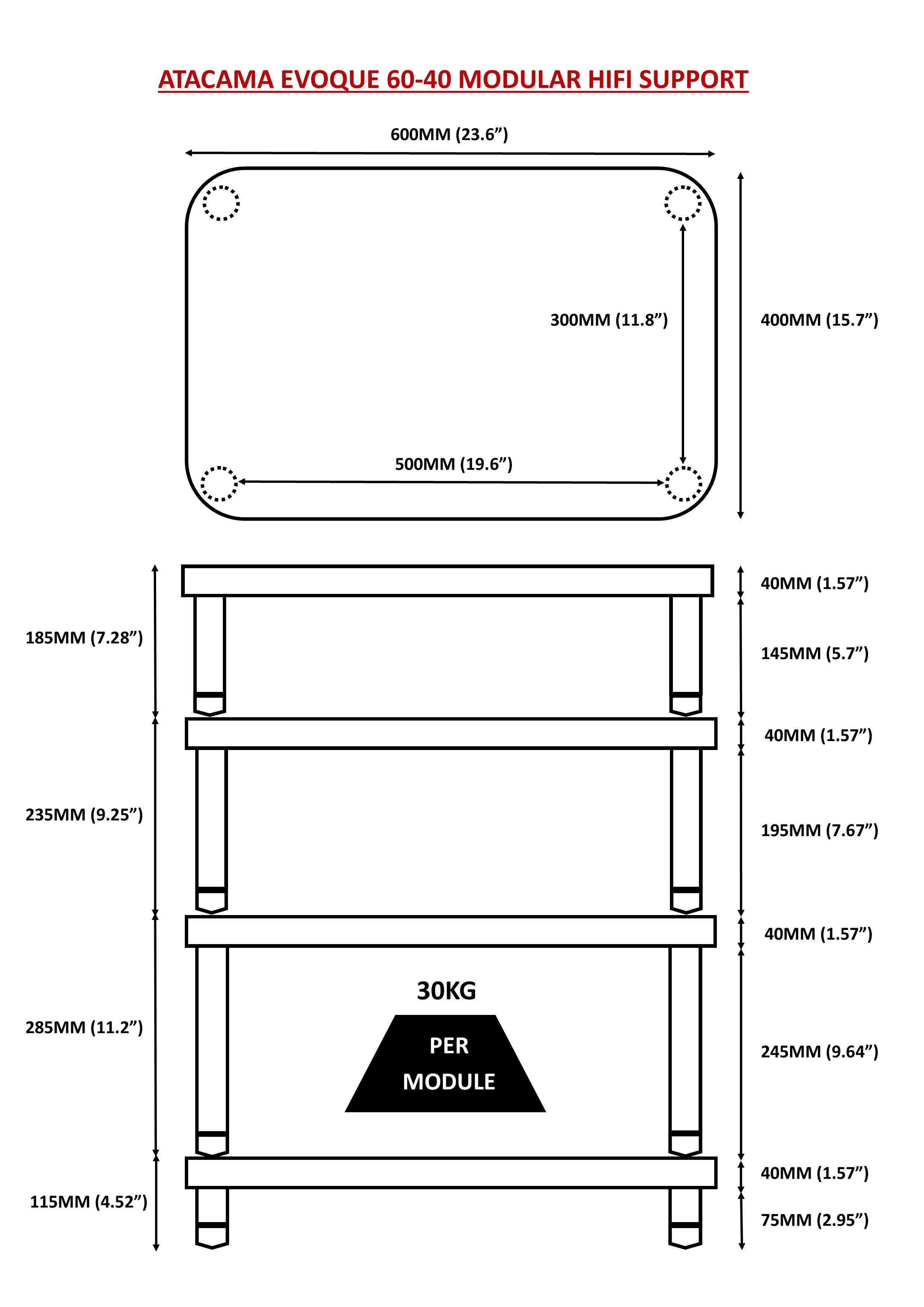 Evoque Eco 60-40 Natural Bamboo Finish