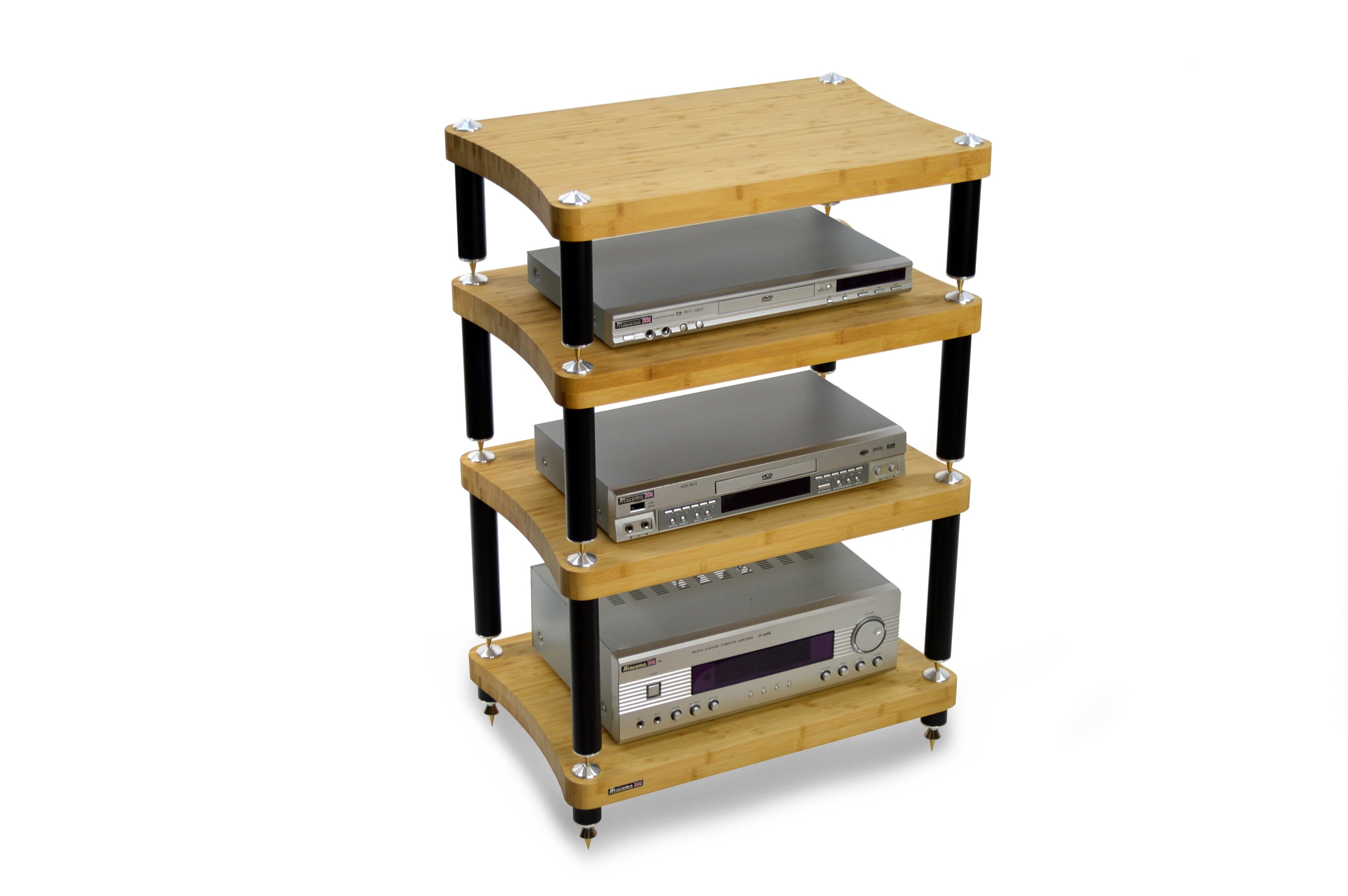 "B" Grade Evoque Eco 60-40 SE2 Hifi Rack Modules Natural Bamboo Finish (Price per Single Shelf Module)
