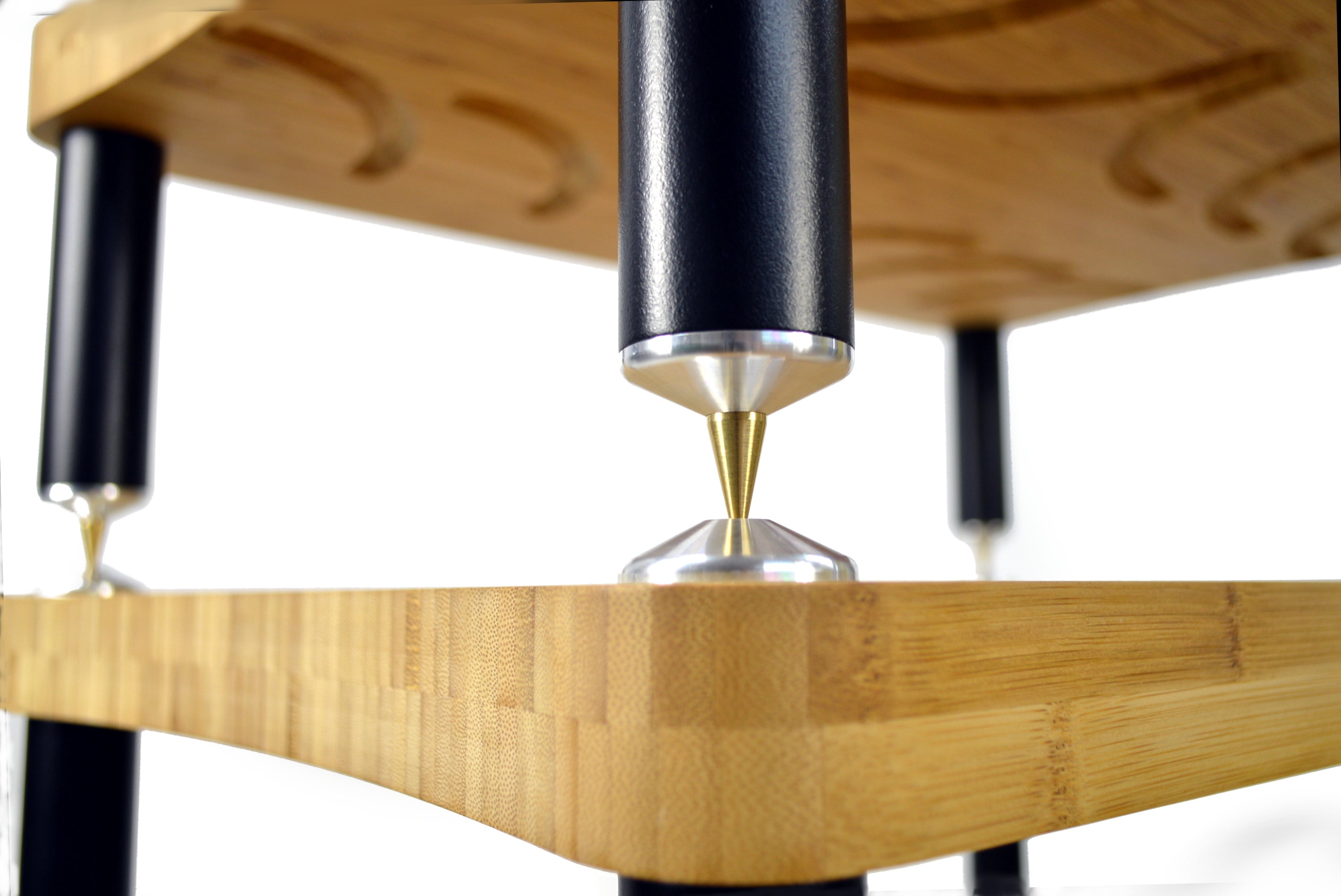 "B" Grade Evoque Eco 60-40 SE2 Hifi Rack Modules Natural Bamboo Finish (Price per Single Shelf Module)