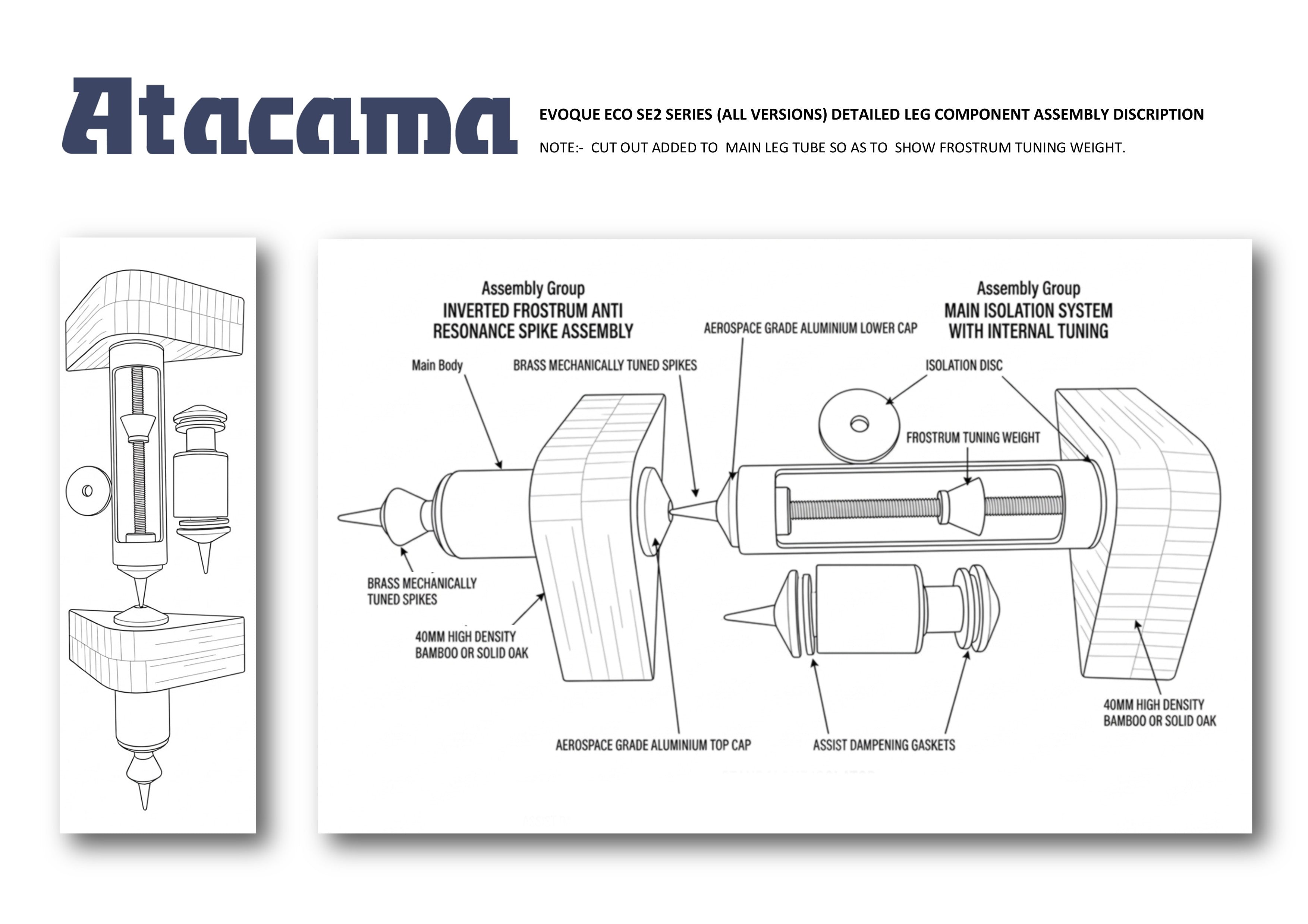 Evoque Eco 60-50 SE2 Natural Oak, Satin Black Leg packs (Price shown for 4 modules). Special Commission Only