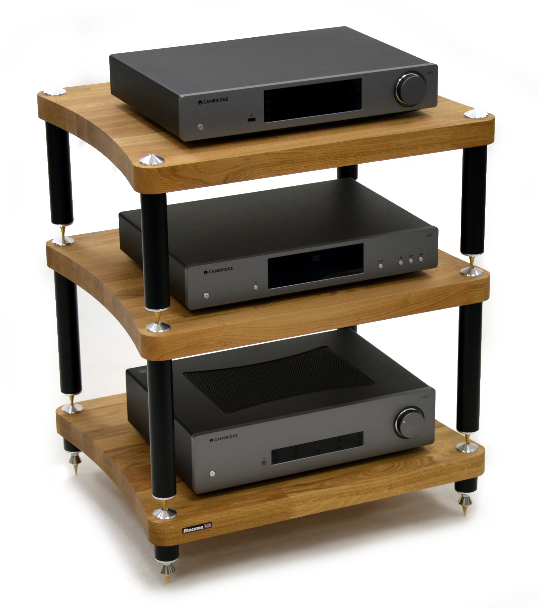 Evoque Eco 60-50 SE2 Natural Oak, Satin Black Leg packs (Price shown for 4 modules). Special Commission Only