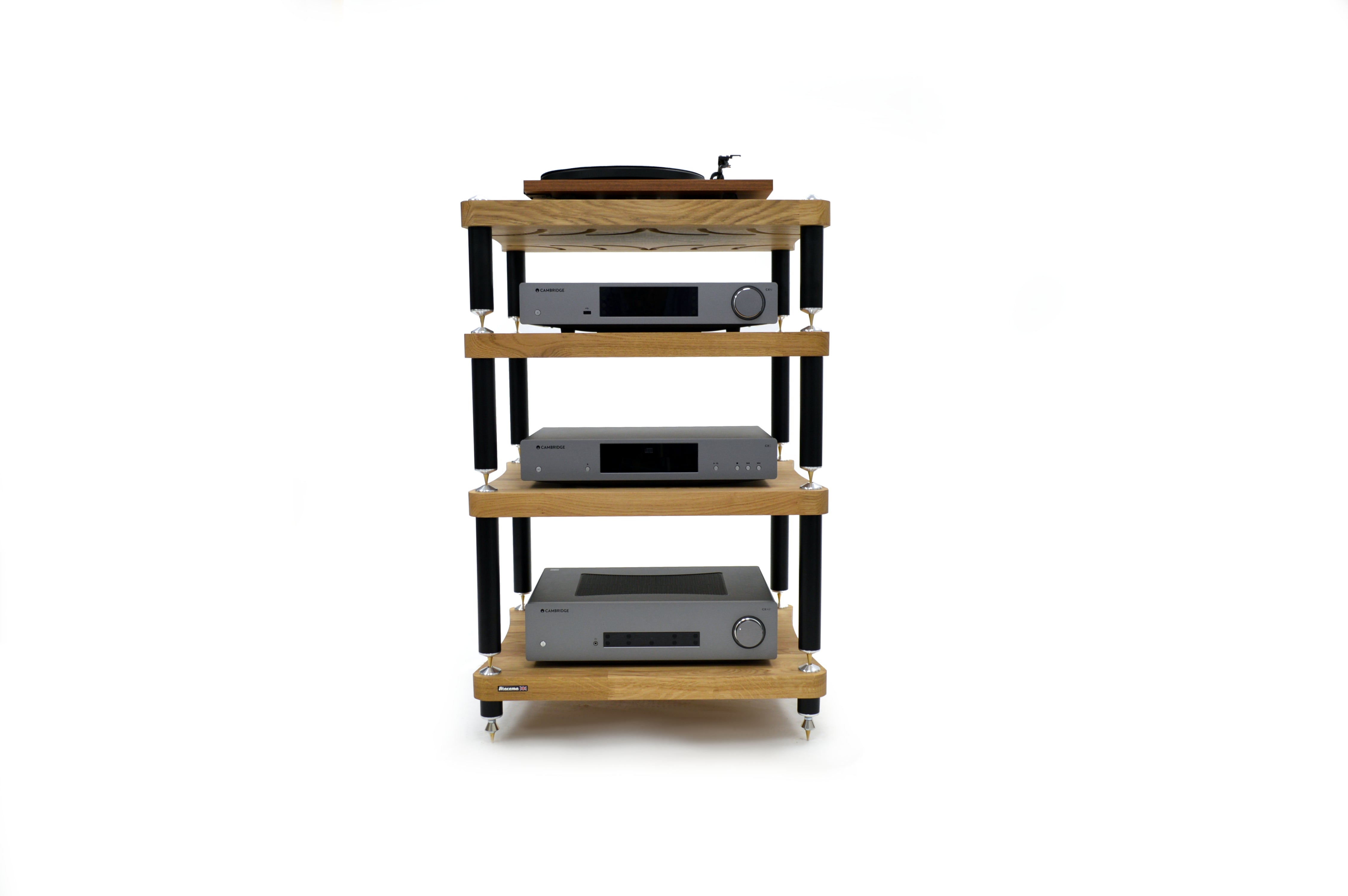Evoque Eco 60-50 SE2 Natural Oak, Satin Black Leg packs (Price shown for 4 modules). Special Commission Only