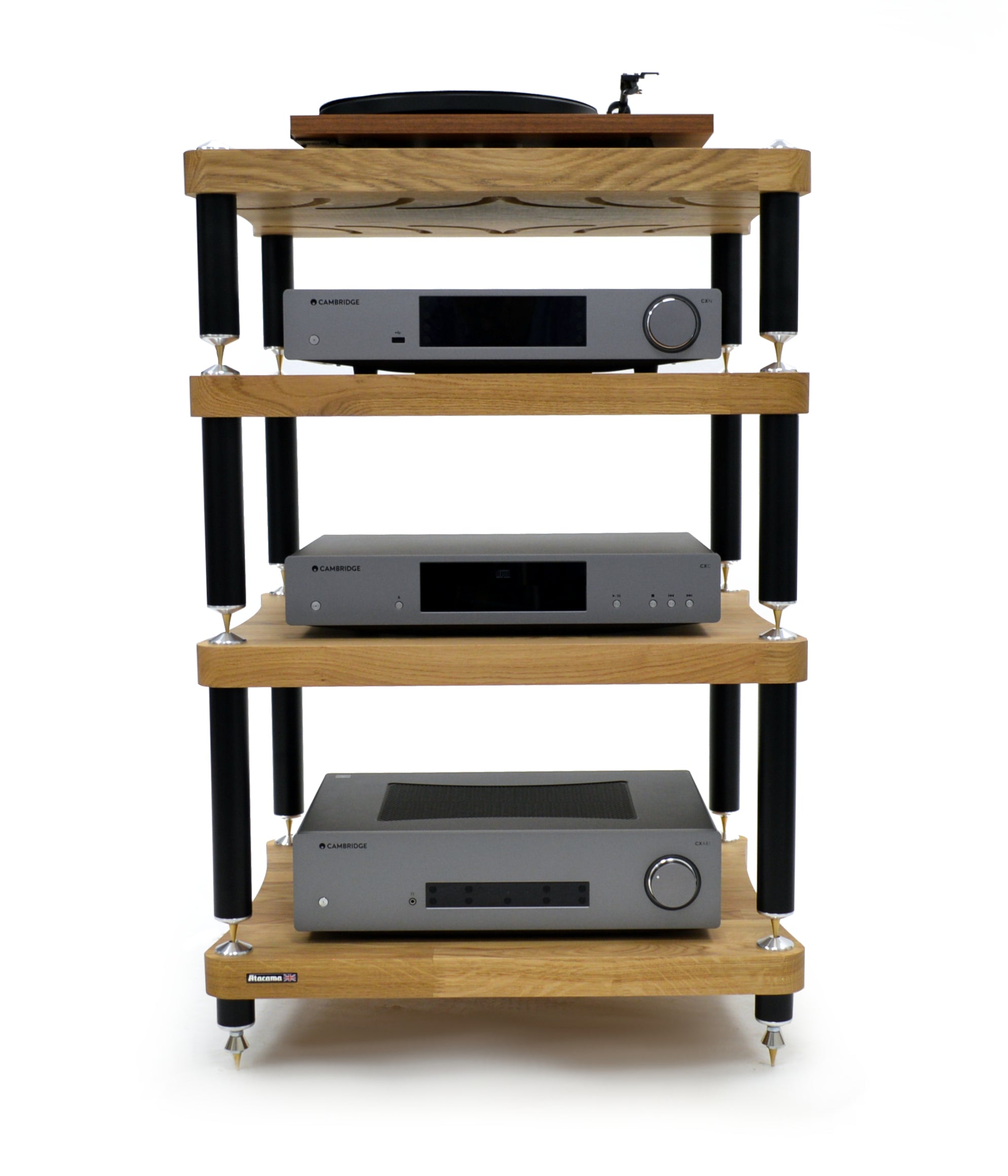 Evoque Eco 60-50 SE2 Natural Oak, Satin Black Leg packs (Price shown for 4 modules). Special Commission Only
