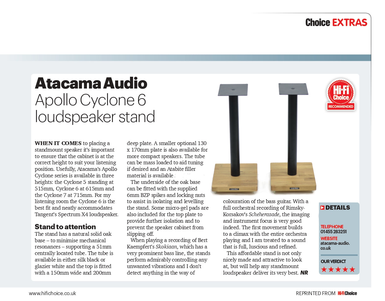 Apollo Cyclone 6 Speaker Stands