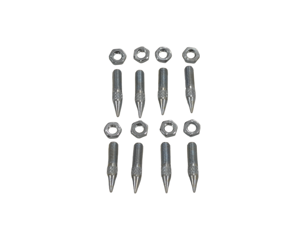 M6 (6mm) BZP Carpet Spikes (Set of 8)