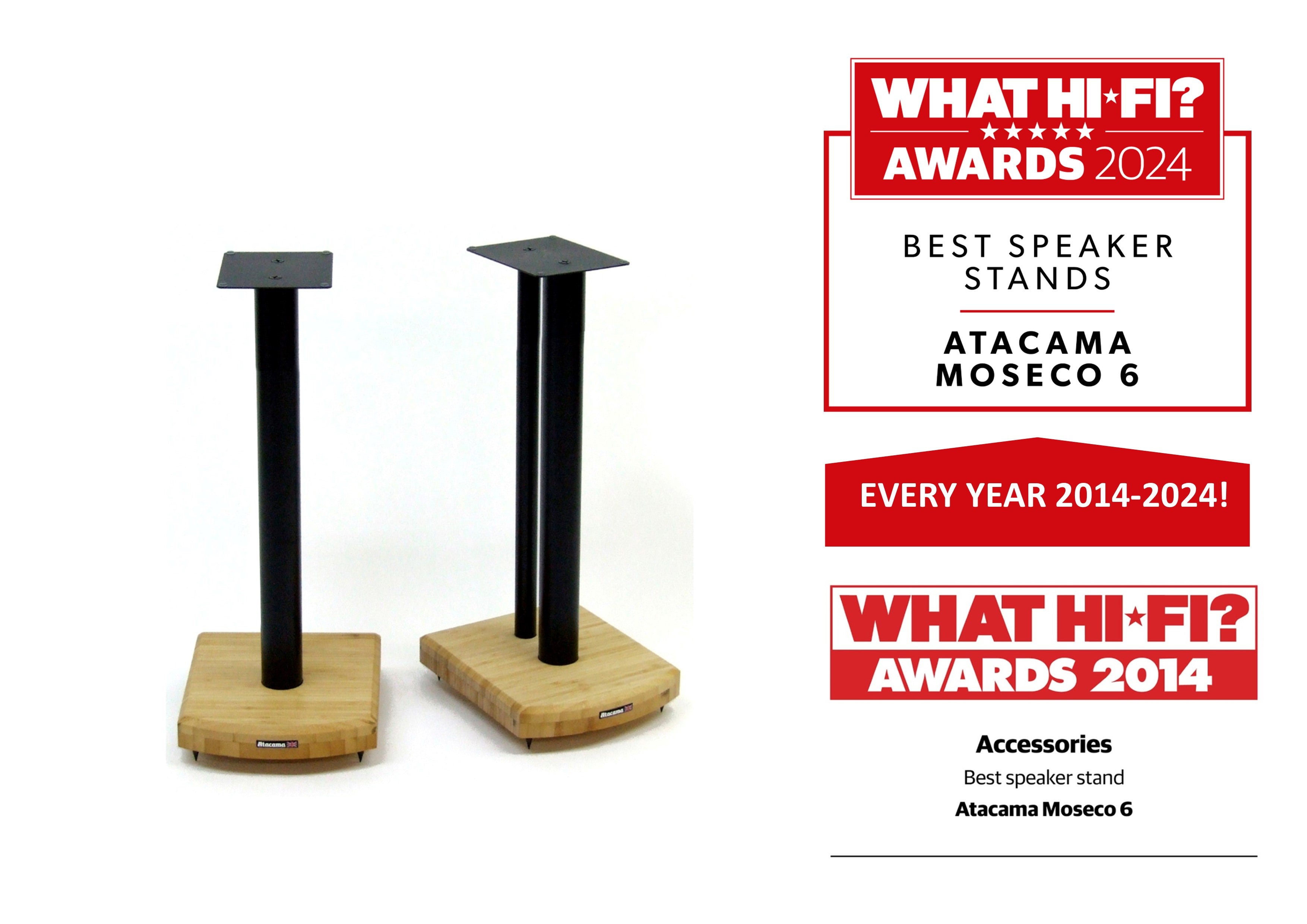 MOSECO 5 speaker stands (Pair)