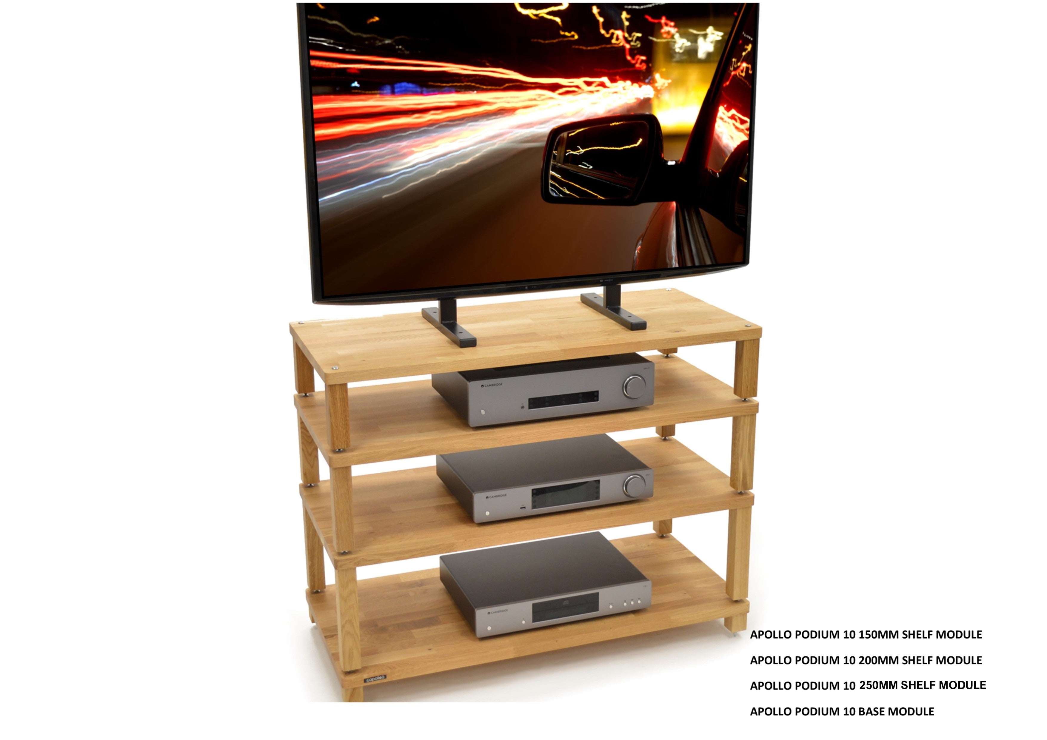 Apollo Podium 10 (Natural Oak Finish)