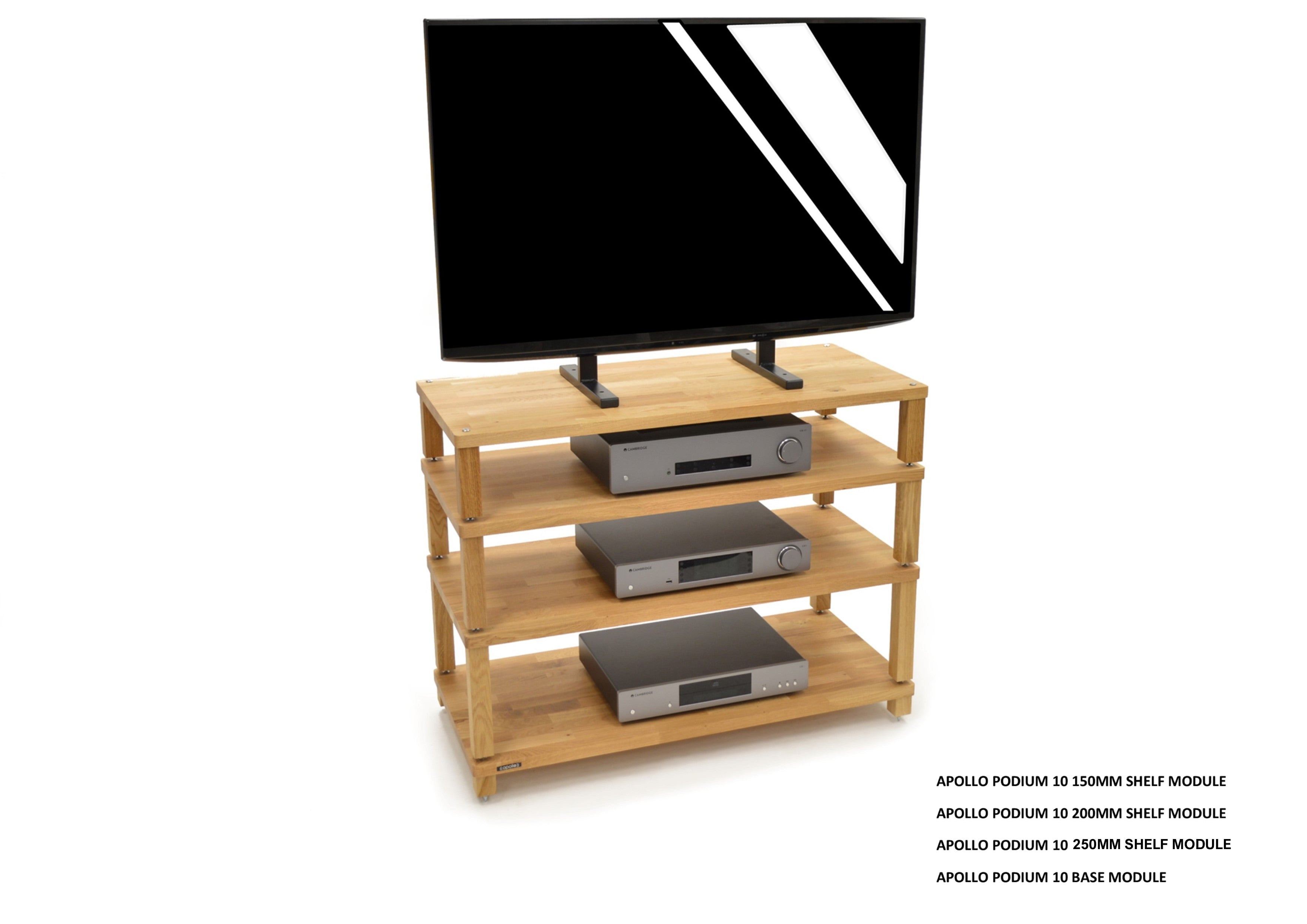 Apollo Podium 10 (Natural Oak Finish)