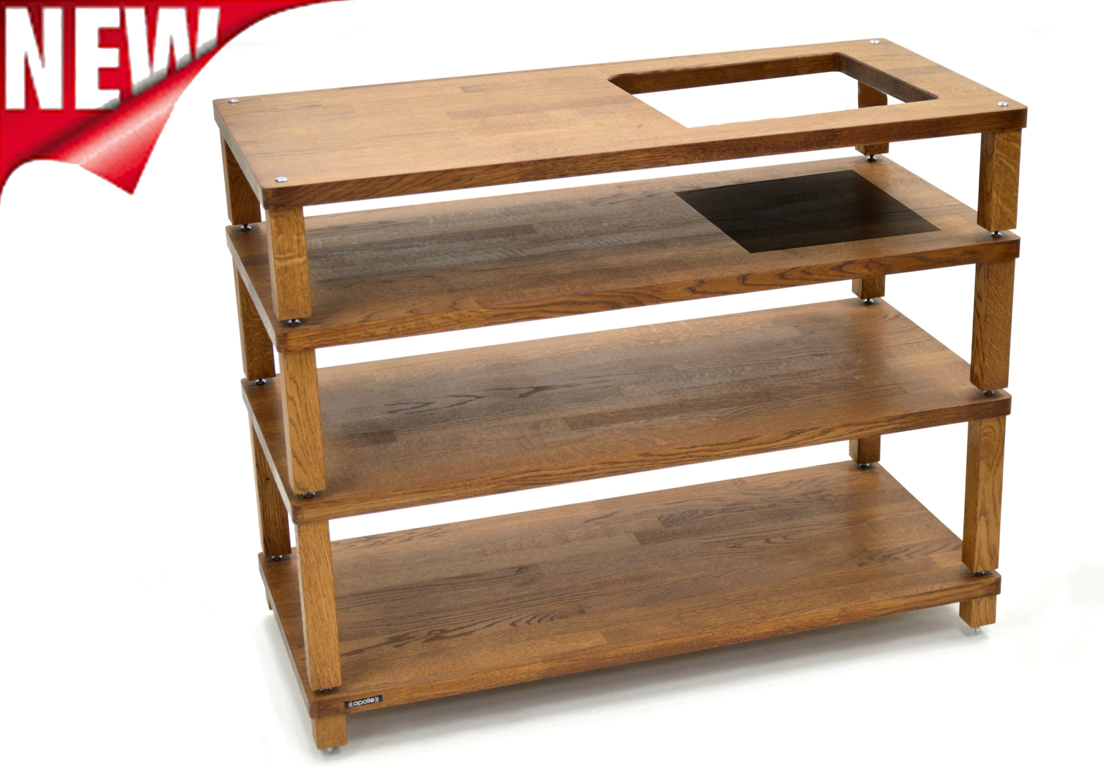 Apollo Podium 10 With Vinyl Storage Aperture Option (Dark Oak Finish)