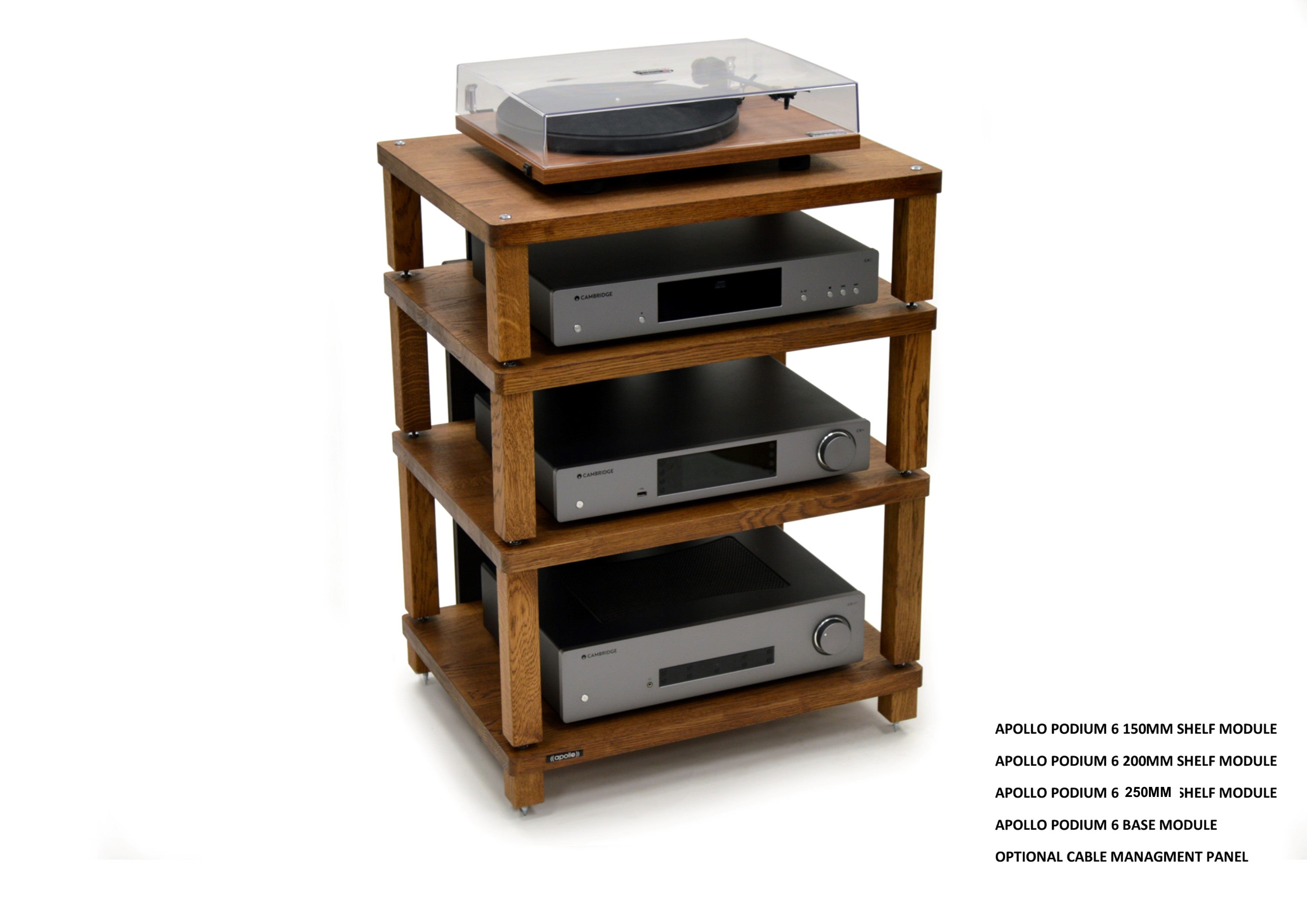Apollo Podium 6 (Dark Oak Finish)