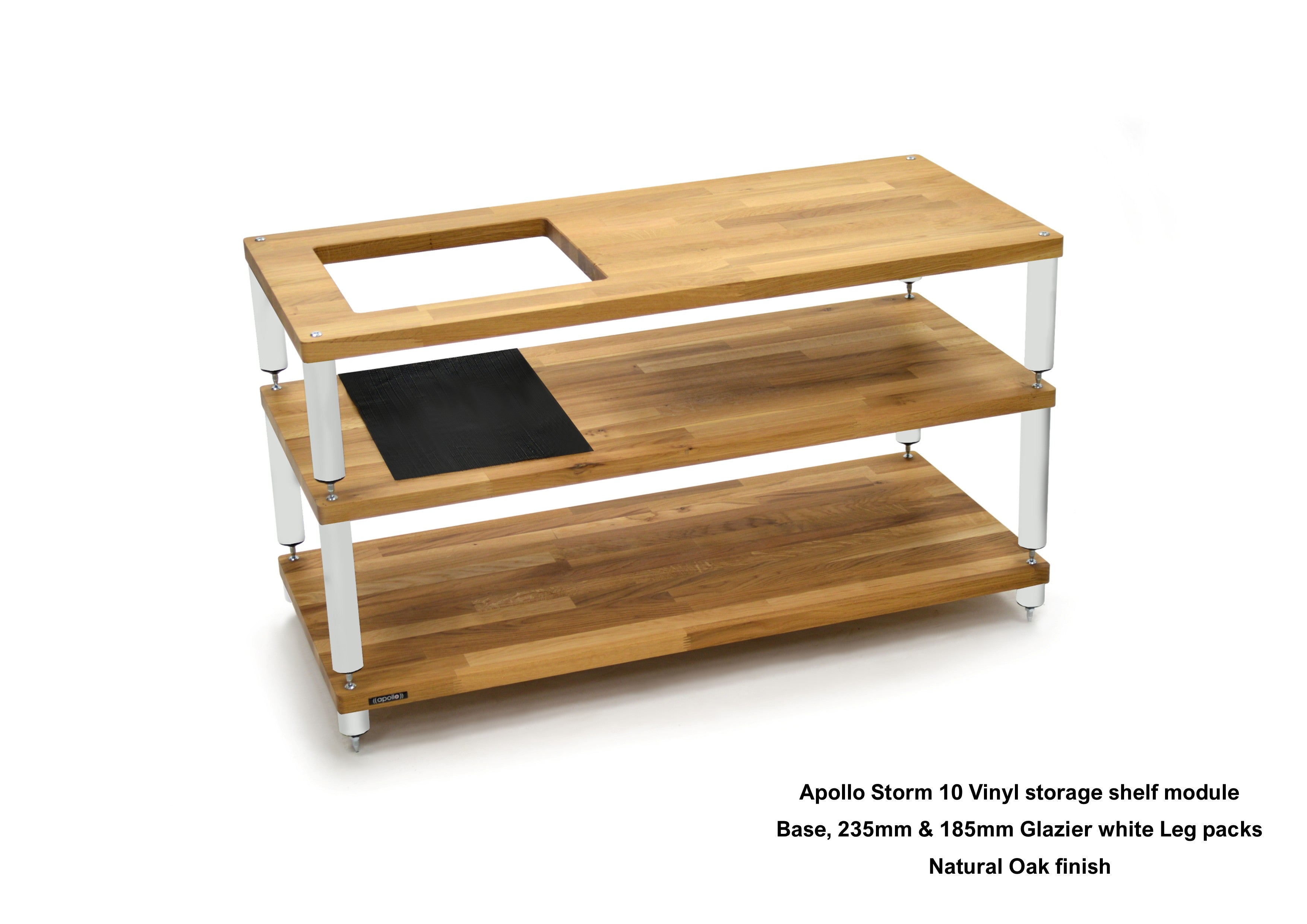 Apollo Storm 10 with Vinyl Storage Aperture Option (Natural Oak Finish)