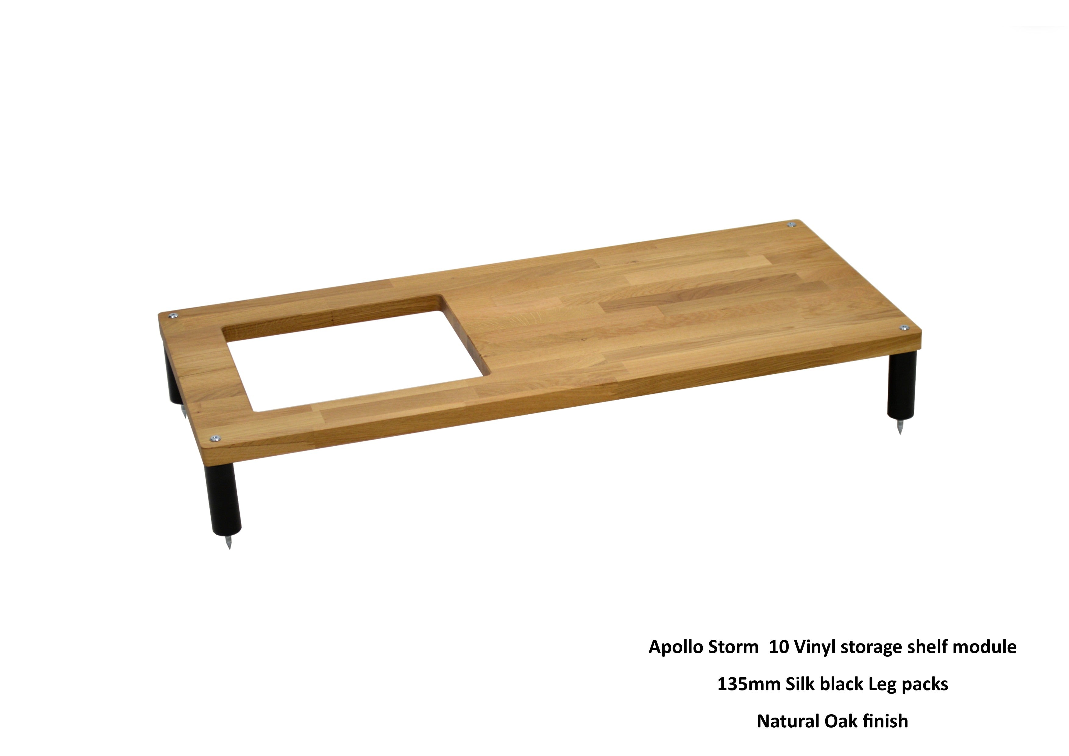 Apollo Storm 10 with Vinyl Storage Aperture Option (Natural Oak Finish)