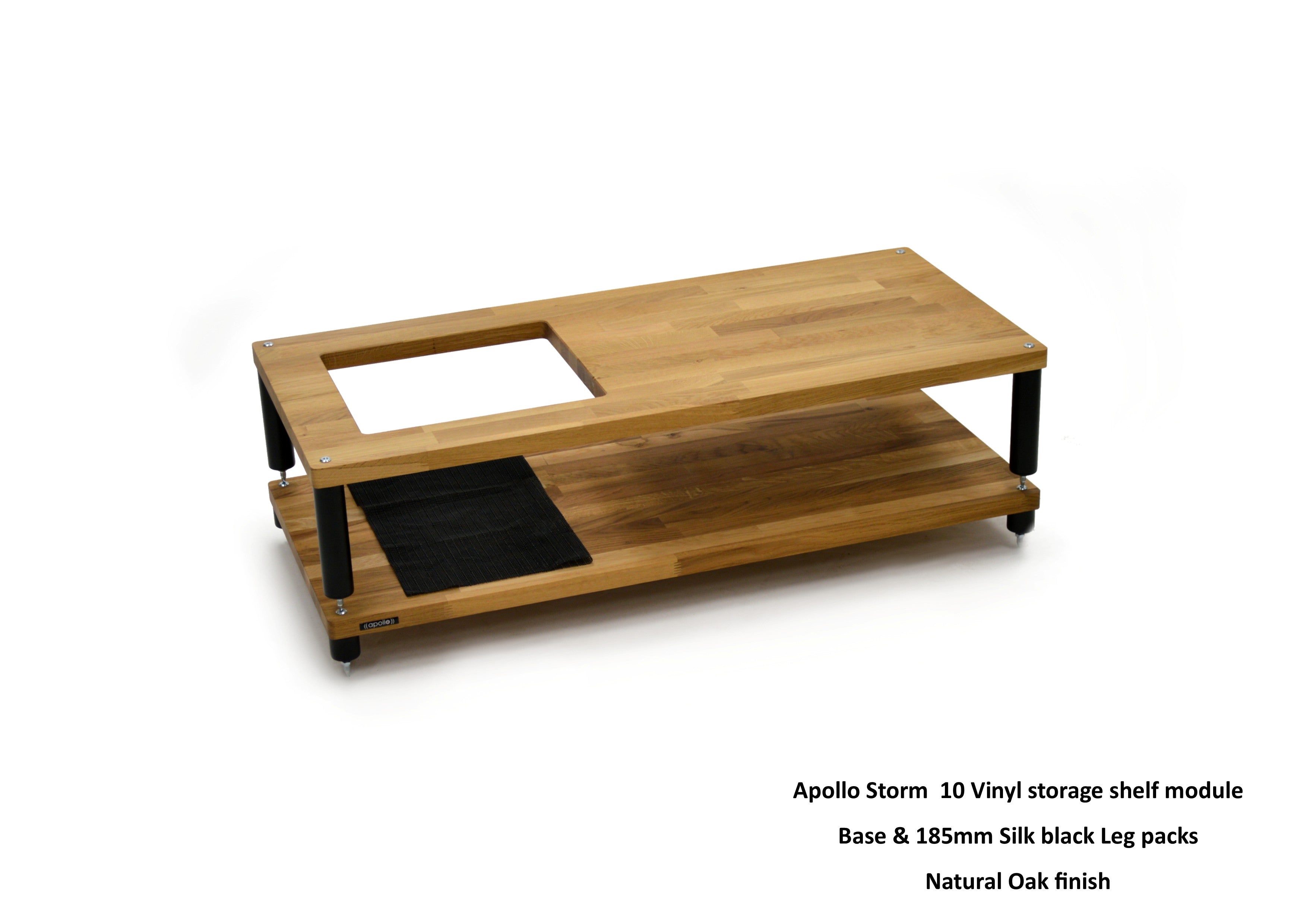 Apollo Storm 10 with Vinyl Storage Aperture Option (Natural Oak Finish)