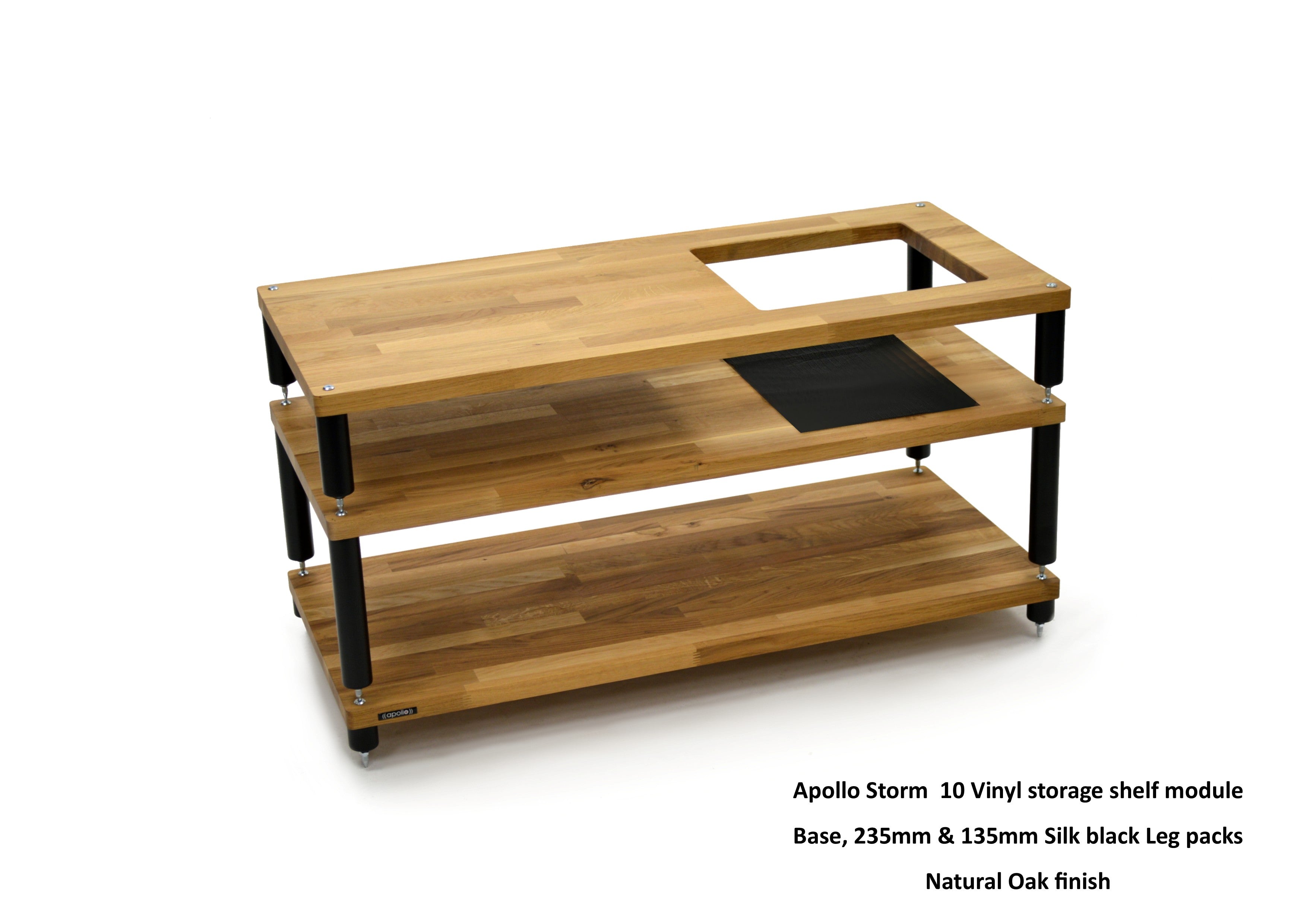 Apollo Storm 10 with Vinyl Storage Aperture Option (Natural Oak Finish)