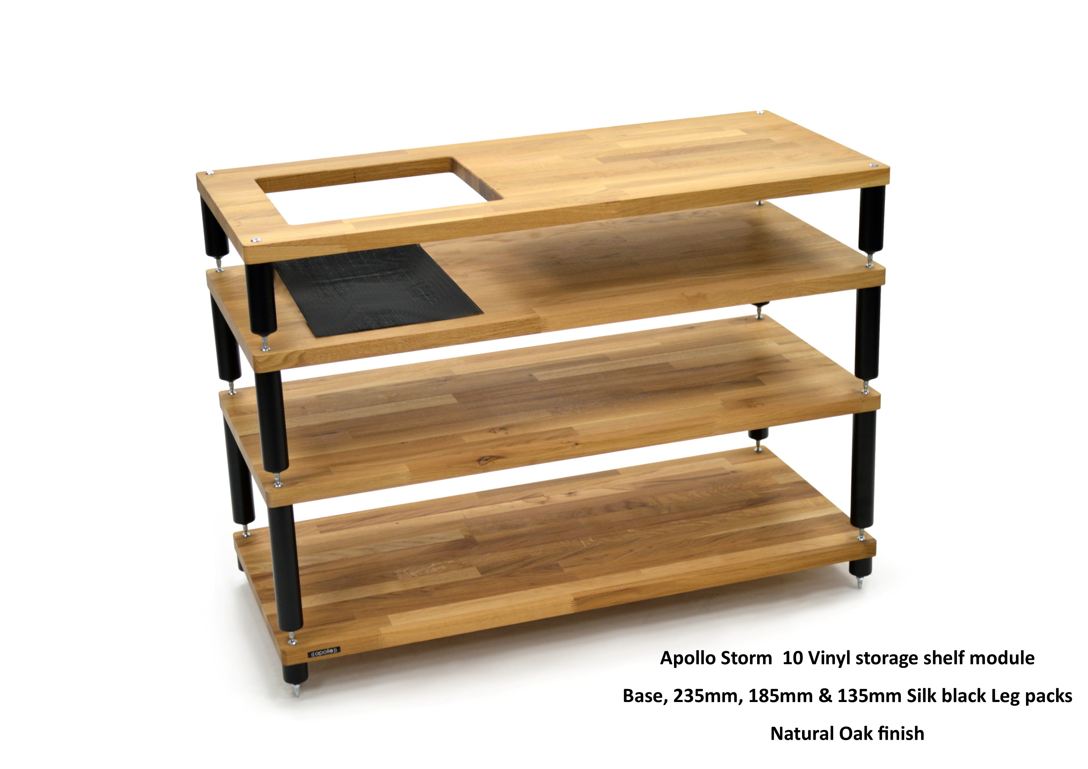 Apollo Storm 10 with Vinyl Storage Aperture Option (Natural Oak Finish)