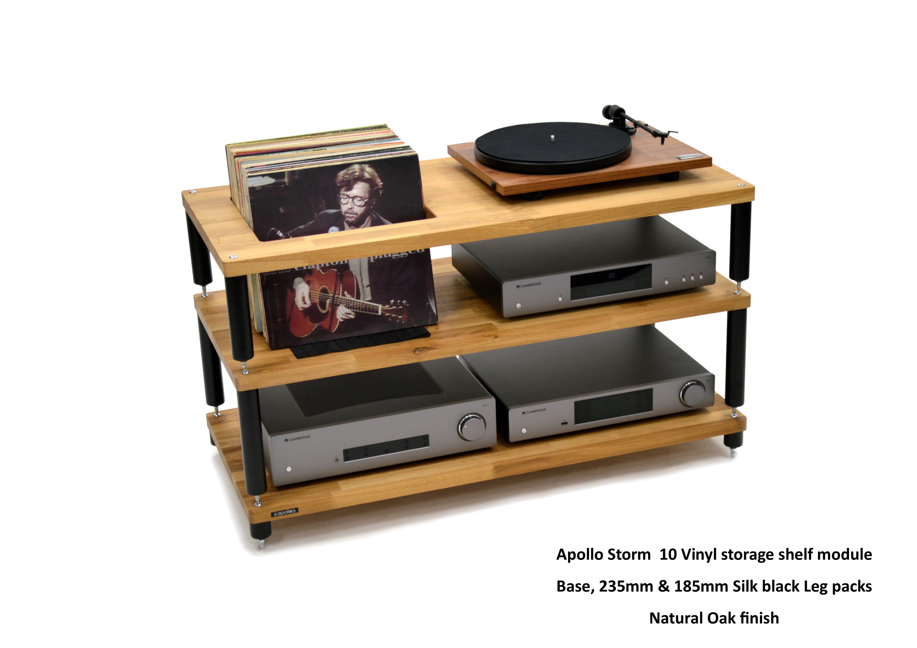Apollo Storm 10 with Vinyl Storage Aperture Option (Natural Oak Finish)