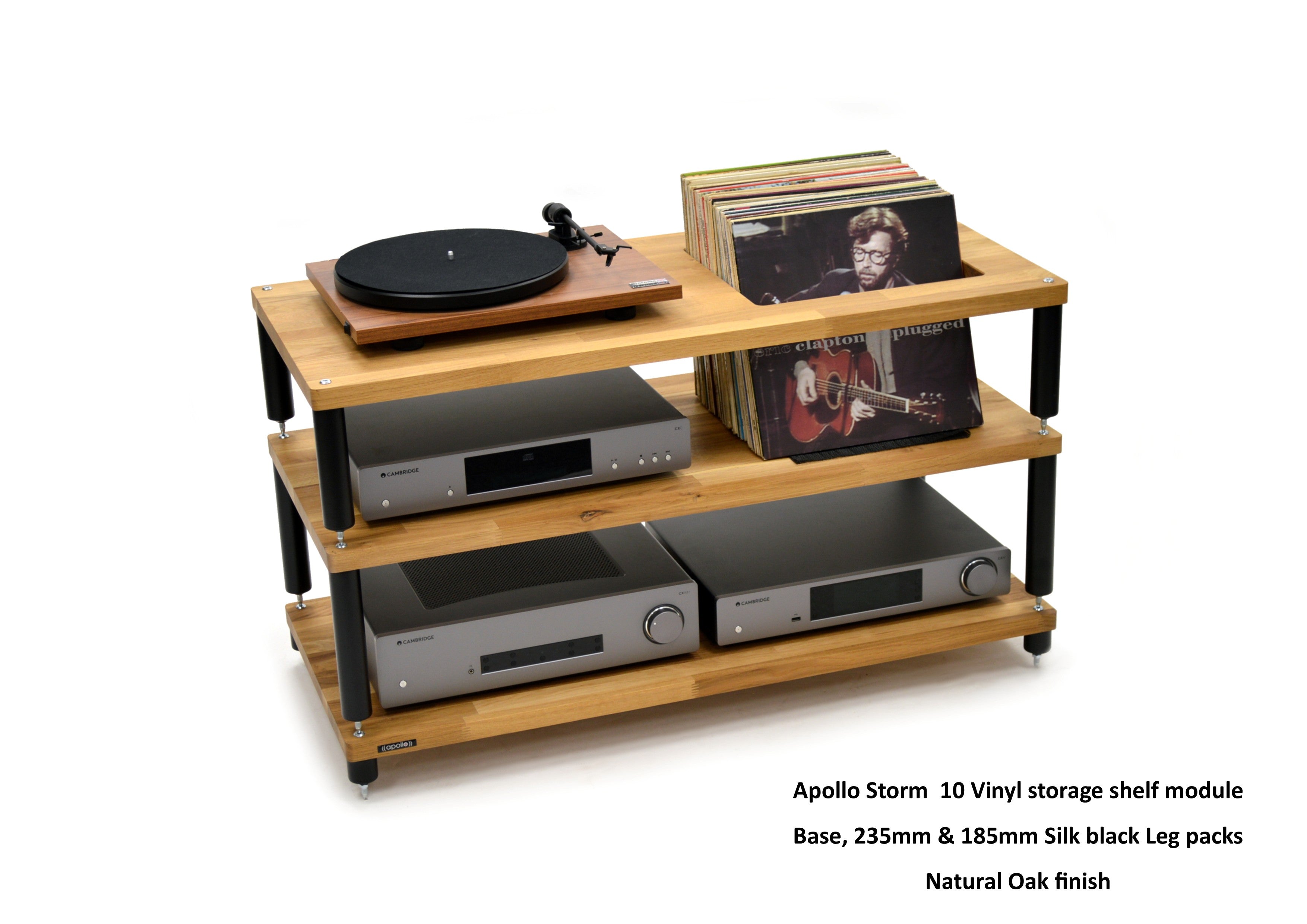 Apollo Storm 10 with Vinyl Storage Aperture Option (Natural Oak Finish)