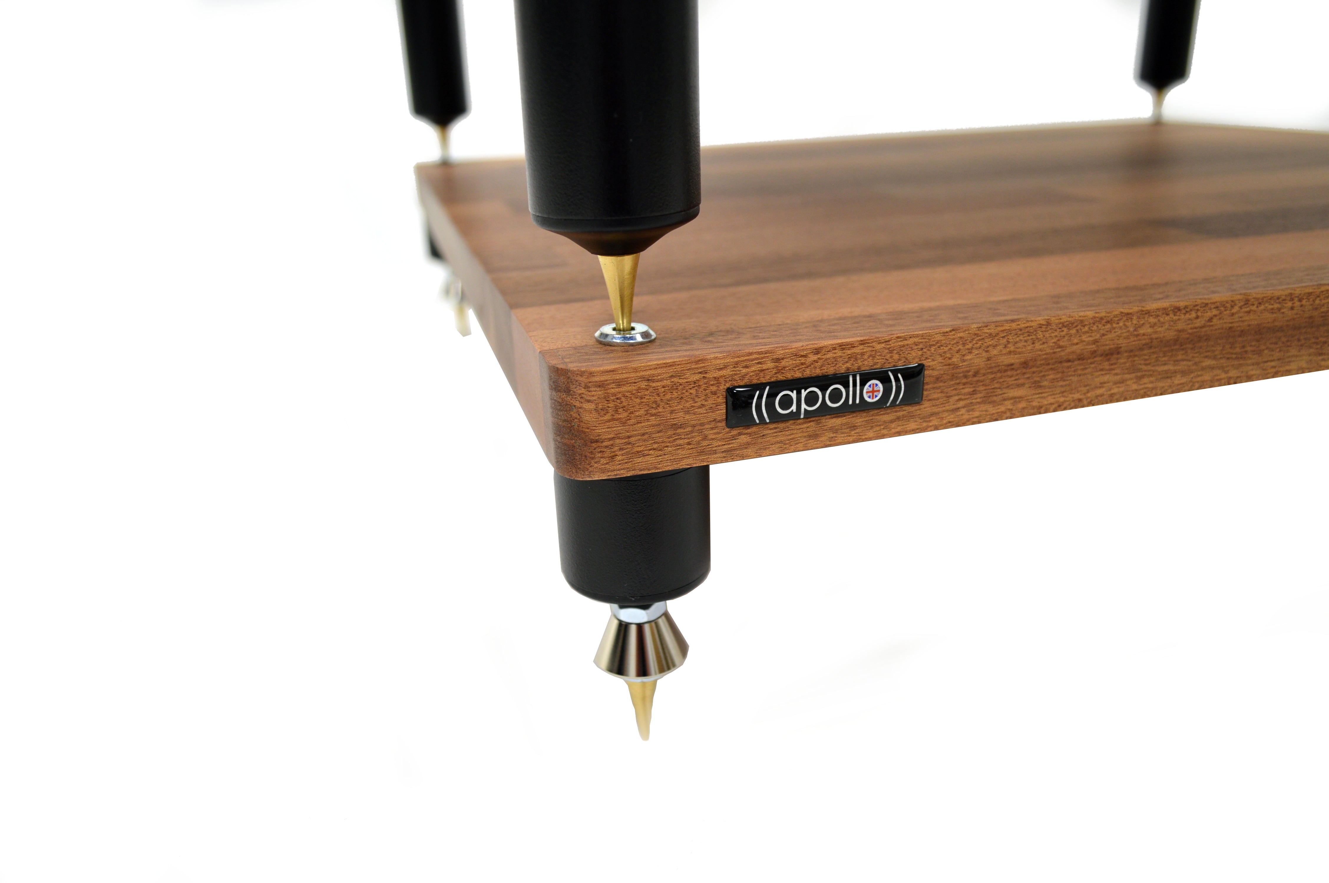 "B" Grade Apollo Storm 6 XL Hifi Rack Modules, Sapelli Mahogany Finish (Price per Single Shelf Module)