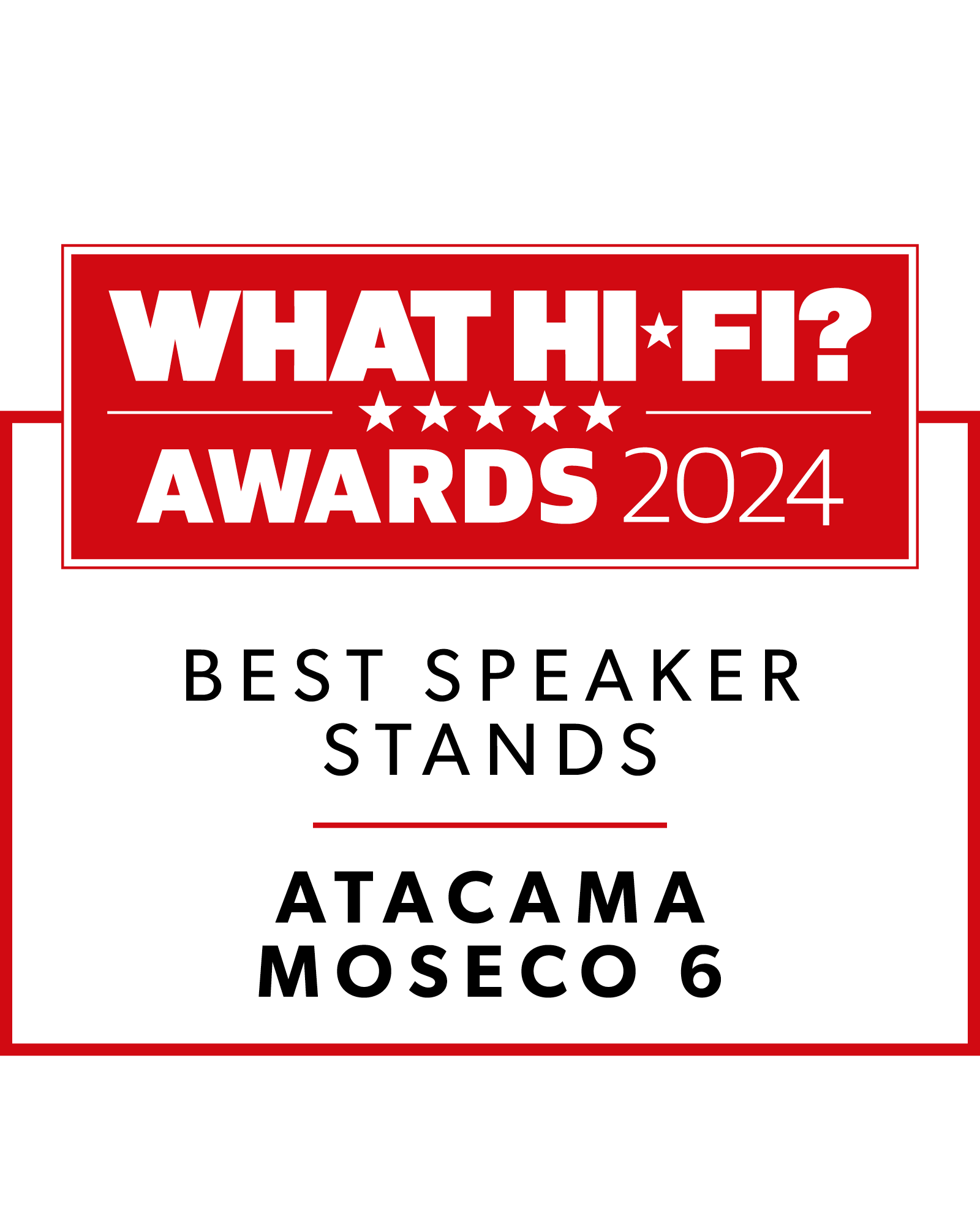 Moseco Speaker Stands "B" Grade (Pair) Choice of Finishes