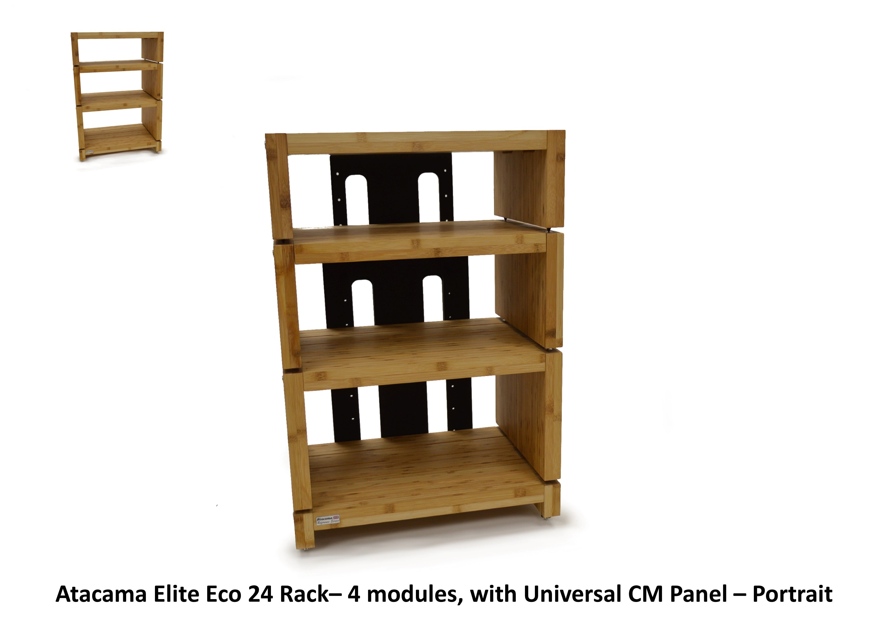 Ex Display Elite Eco 24 Reference Natural Bamboo HiFi Rack (Price shown is for 4 modules)