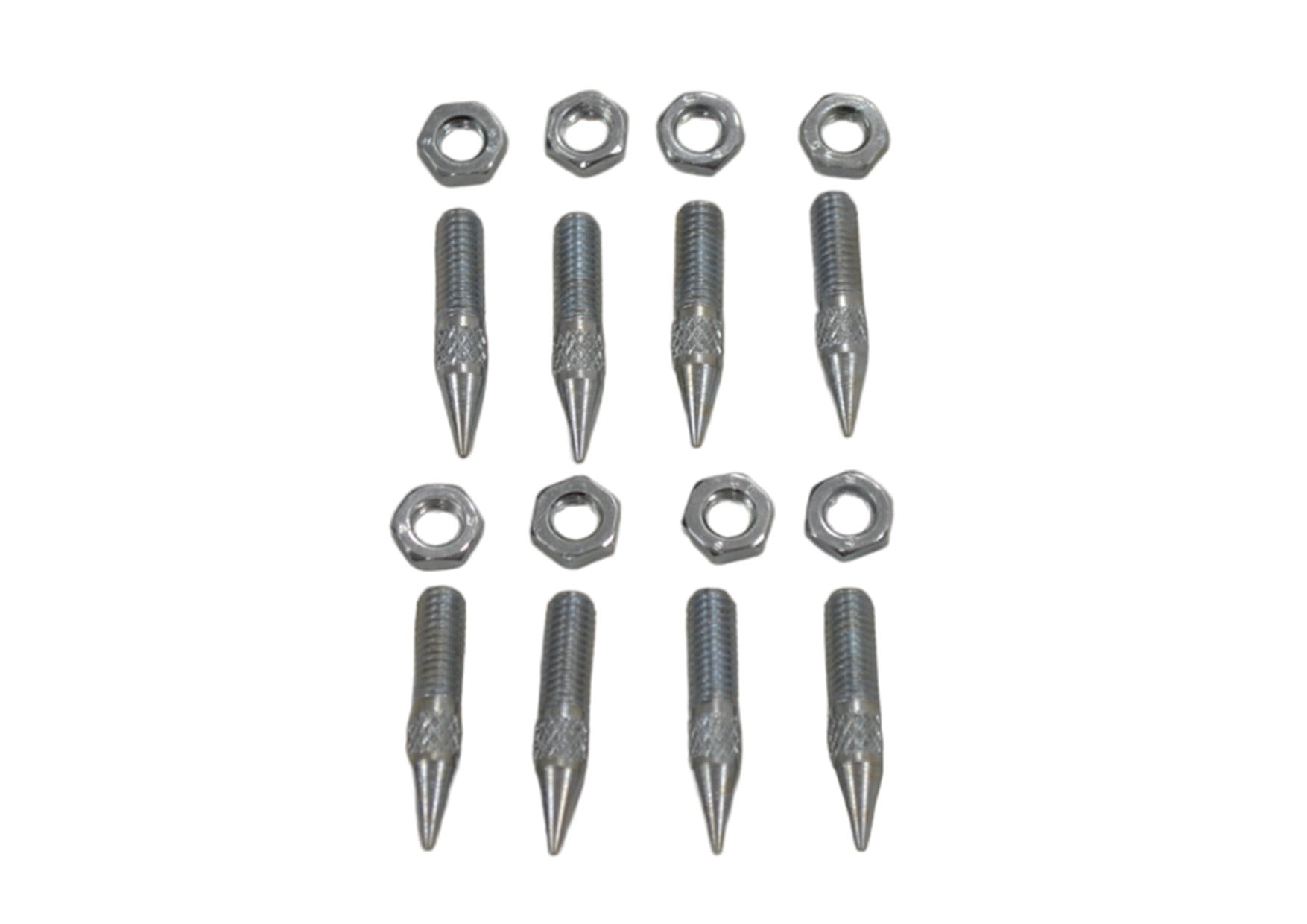 M8 (8mm) BZP Carpet Spikes (Set of 8)