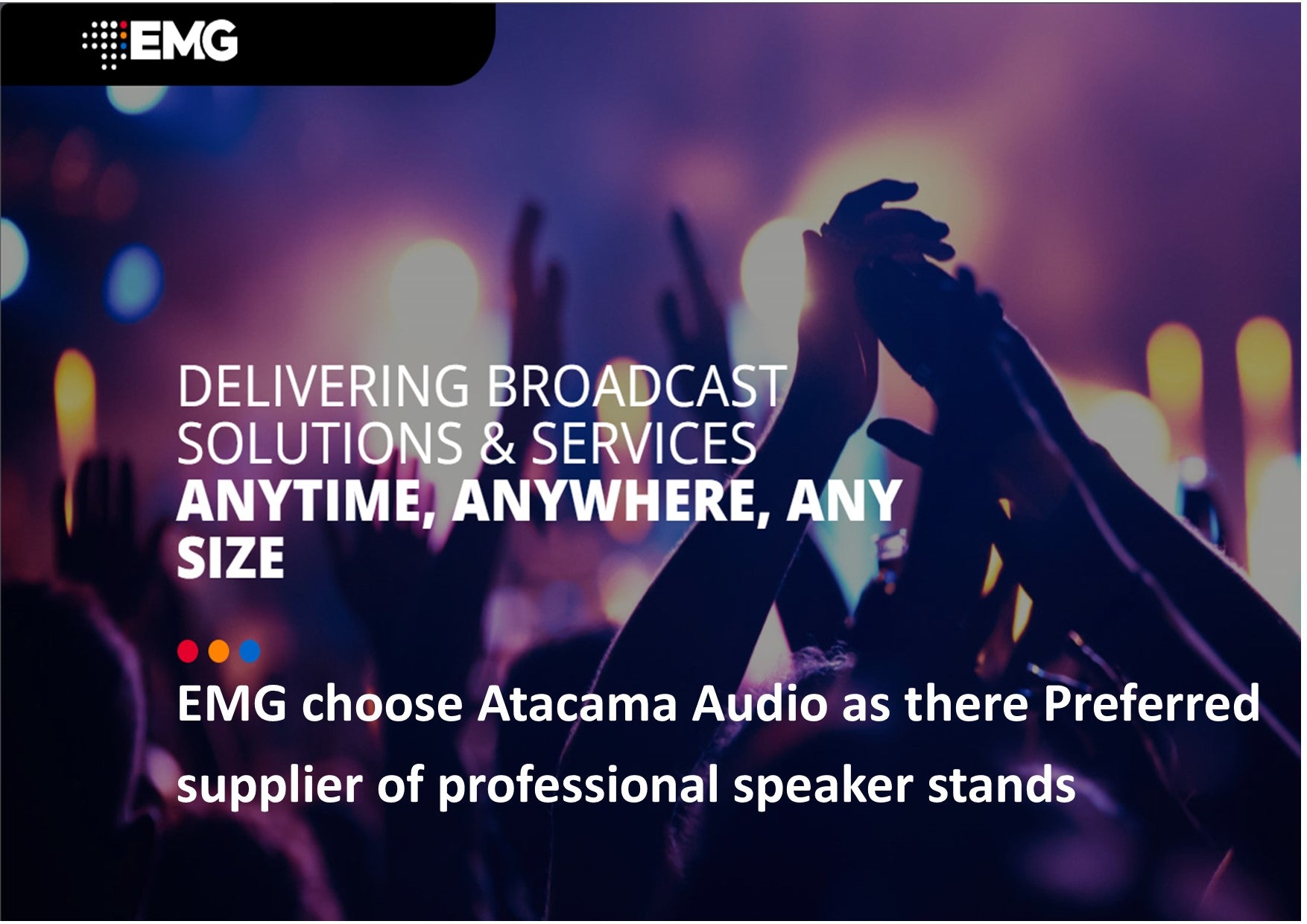 EMG UK Choose Atacama  - Audition 1000 Speaker Stands