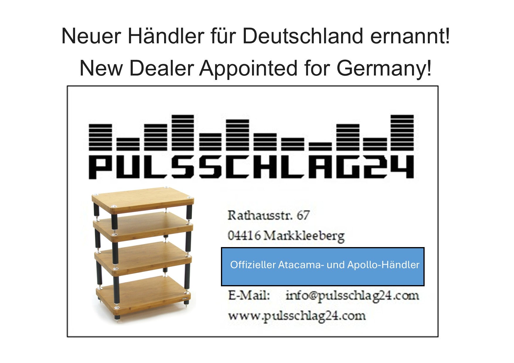 New Dealer Appointed For Germany