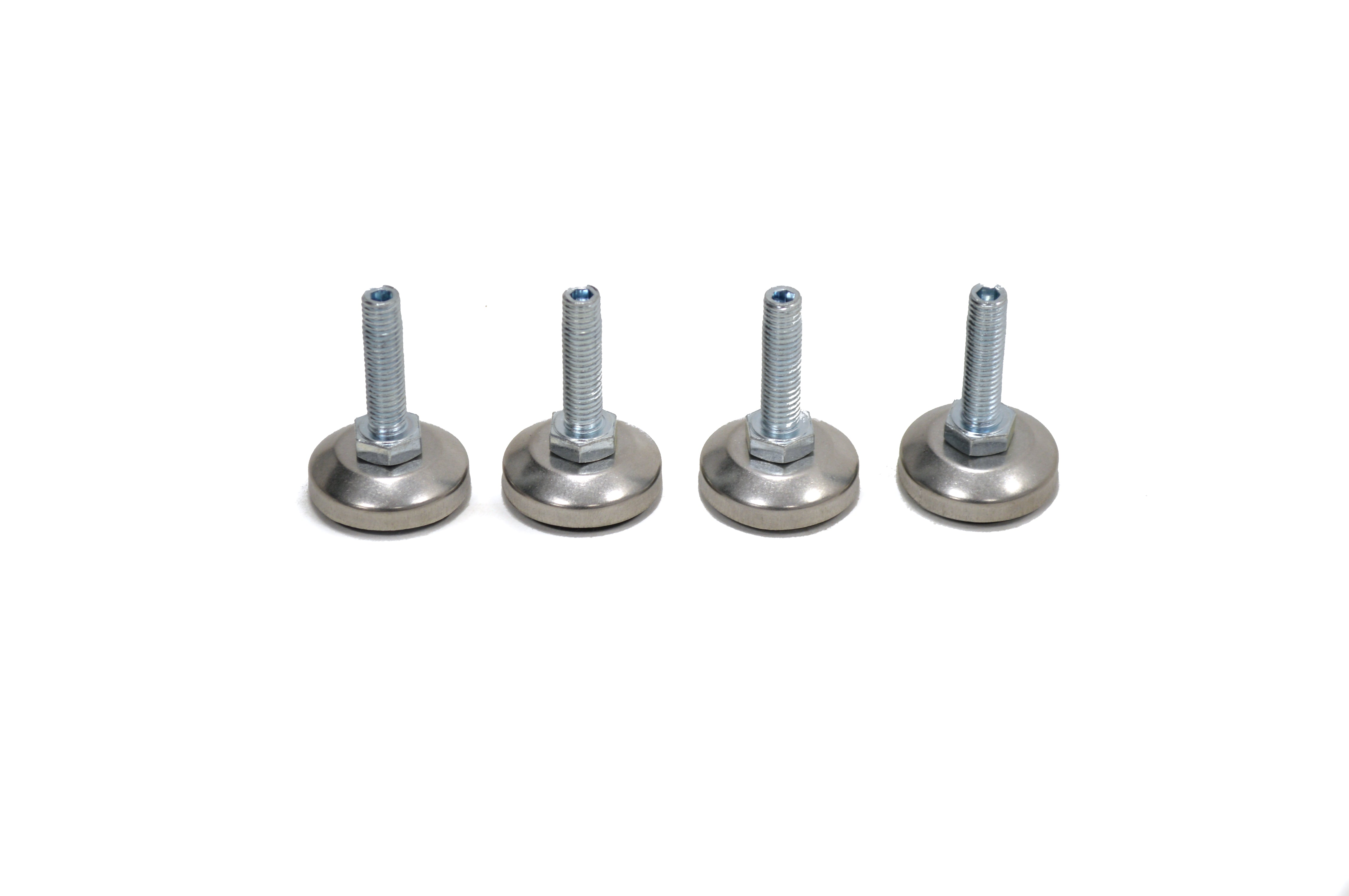M8 30mm thread Stainless Steel Self Levelling Feet (Pack of 4)