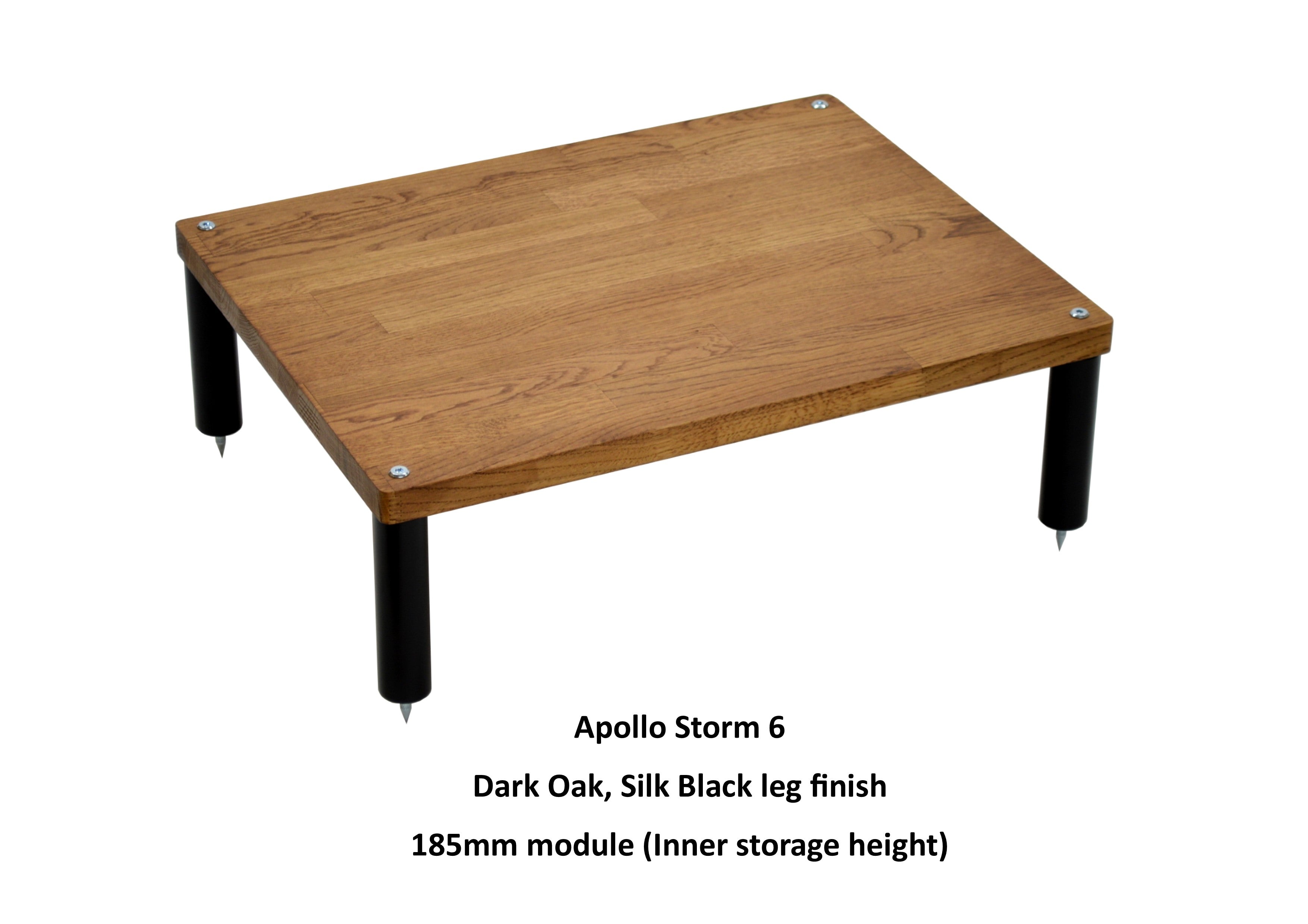 "B" Grade Apollo Storm 6 Hifi Rack Modules, Natural Oak Finish (Price per Single Shelf Module)