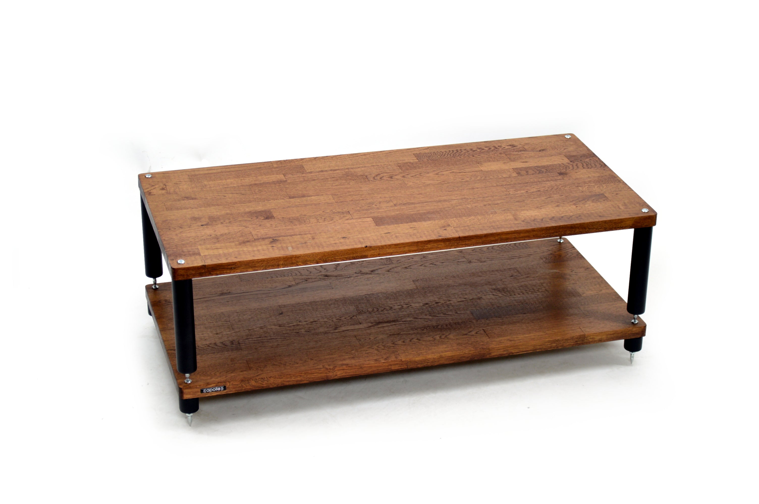 "B" Grade Apollo Storm 10 Hifi/AV Rack Modules (Price per Single Shelf Module) Dark Oak Finish
