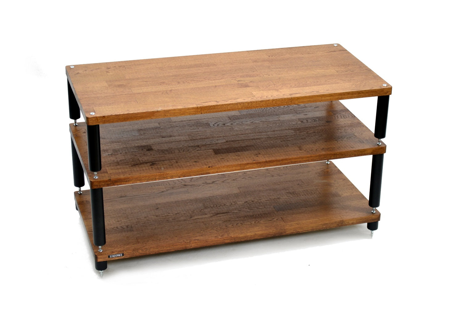 "B" Grade Apollo Storm 10 Hifi/AV Rack Modules (Price per Single Shelf Module) Dark Oak Finish